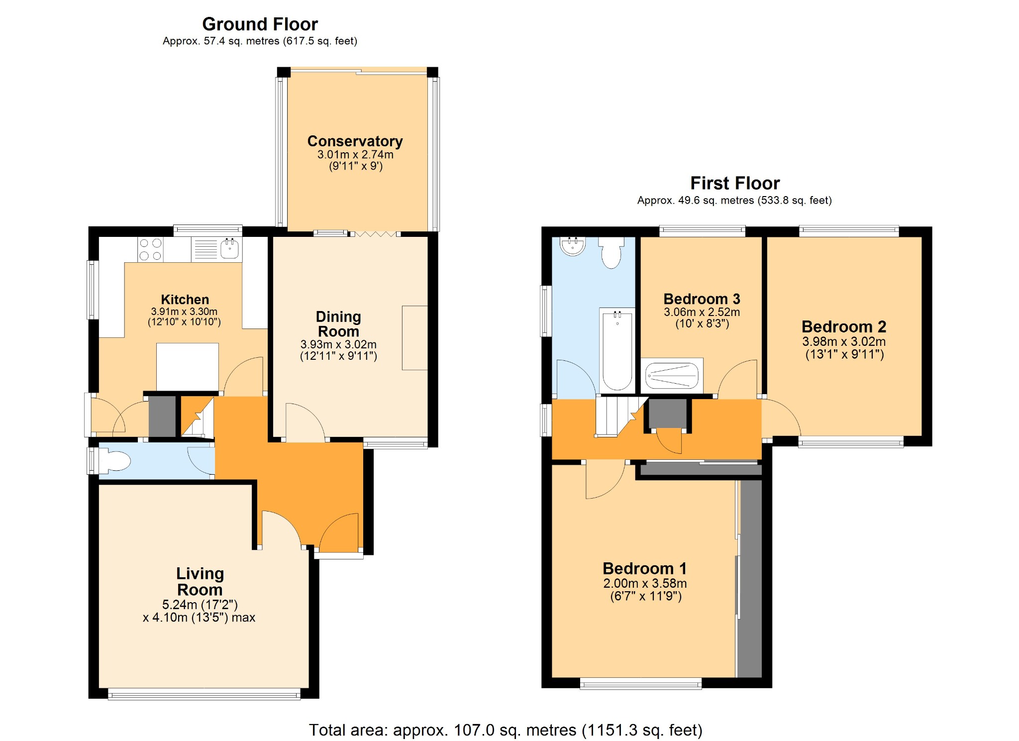 25, Elgar Crescent, Cardiff floorplan