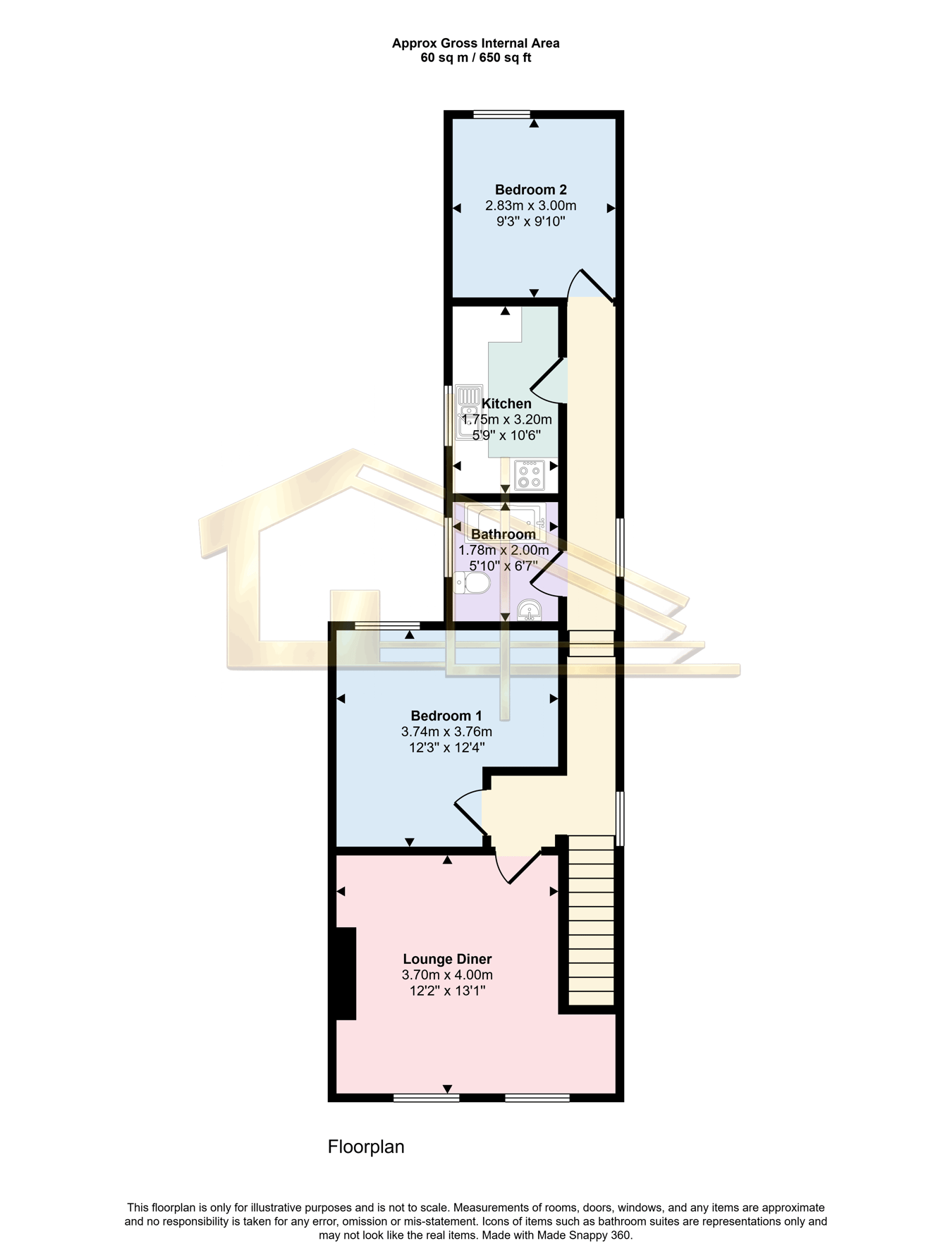 38a, Salisbury Road, Bexhill-on-Sea floorplan