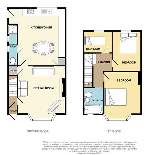 2, Bailey Road, Oxford floorplan