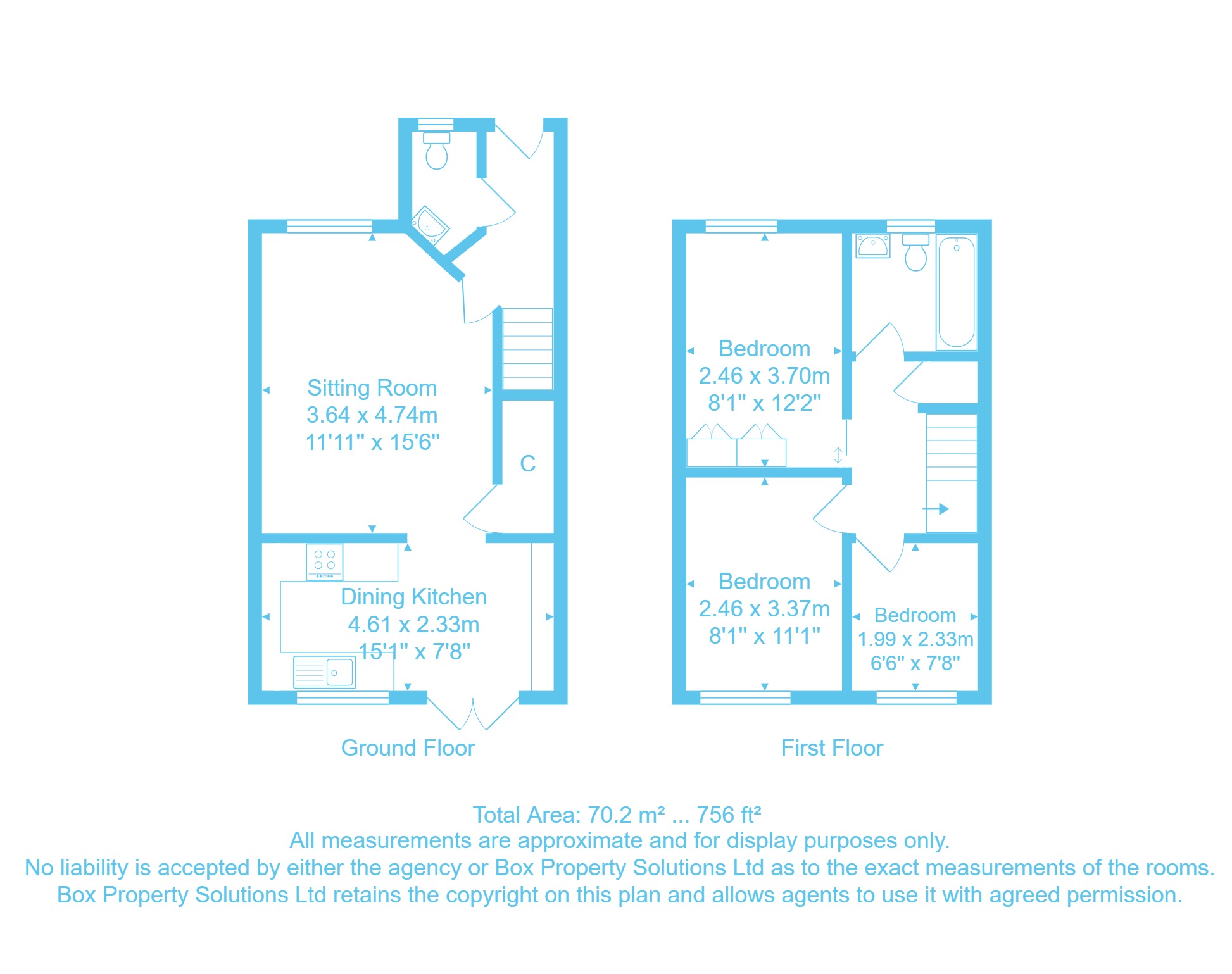 18, New Stead Rise, Keighley floorplan