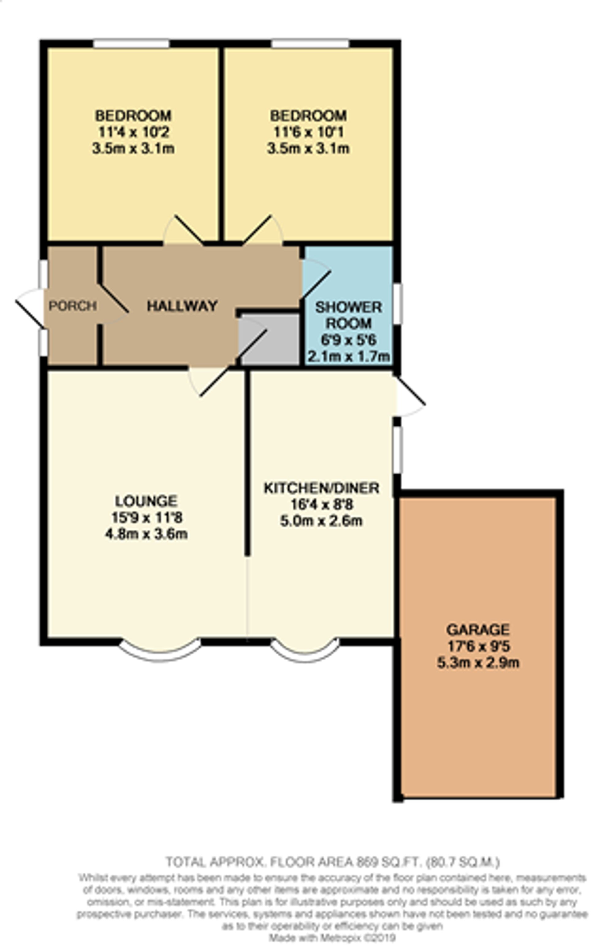 13 Heathfield, Bolton floorplan