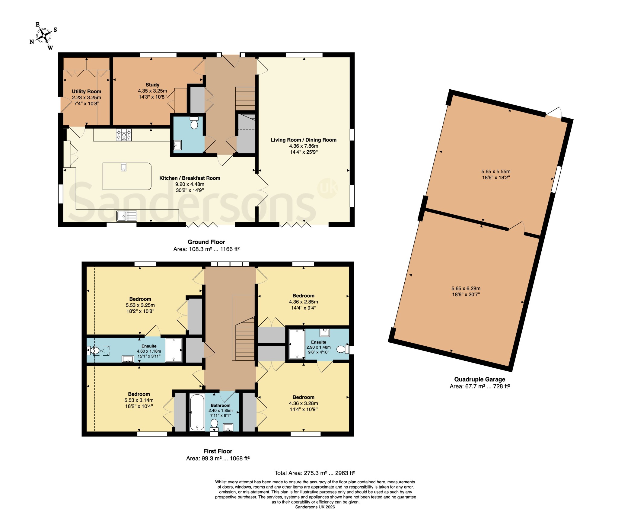 Darcy House 7 Chequers Green, Shadoxhurst, Kent floorplan