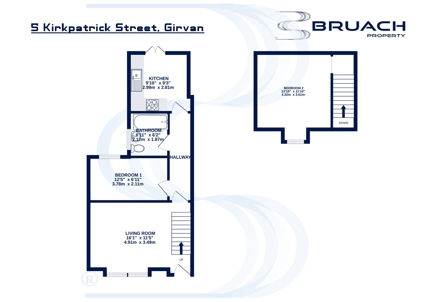 5, Kirkpatrick Street, Girvan floorplan