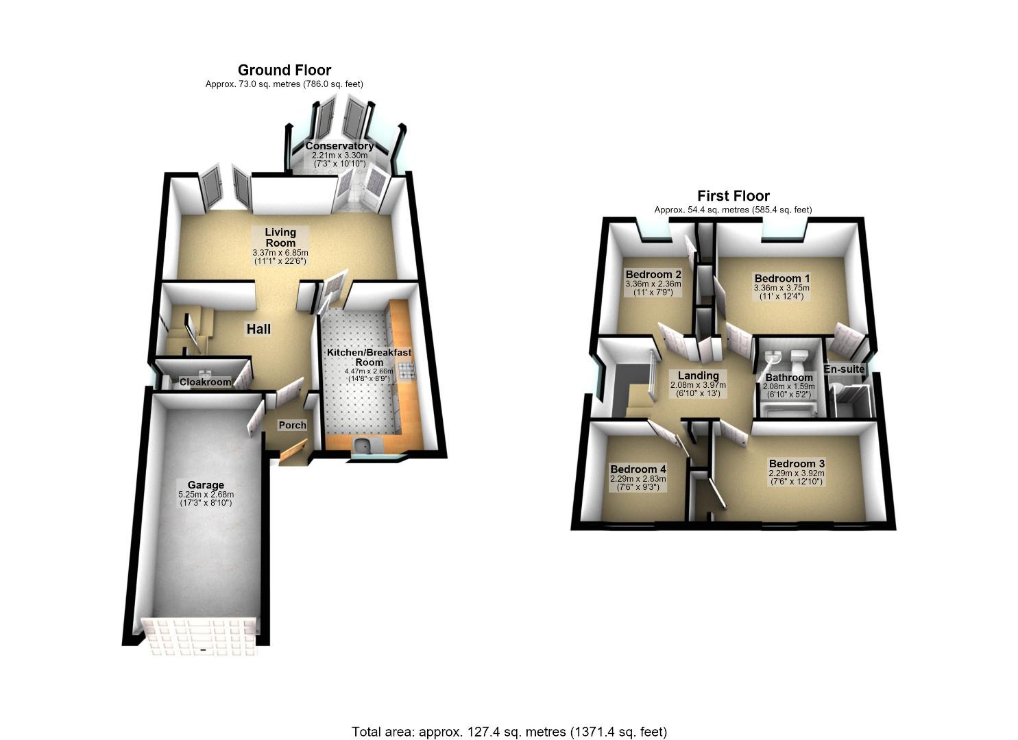 4, May Tree Close, Bicester floorplan