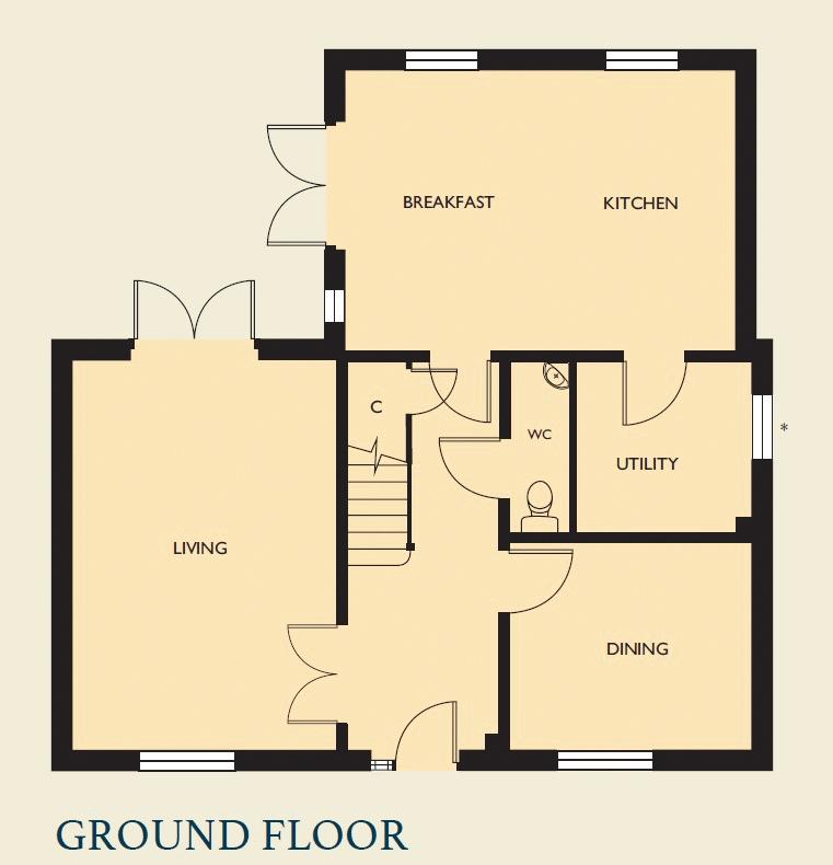 4 Bedrooms Detached house for sale in Tuffley Crescent, Linden, Gloucester GL1