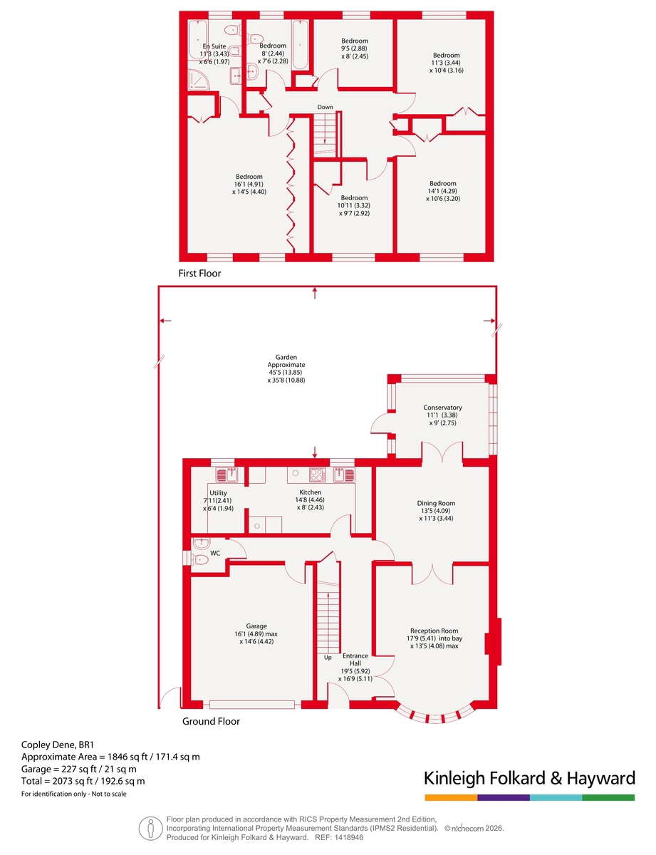 16, Copley Dene, Bromley floorplan