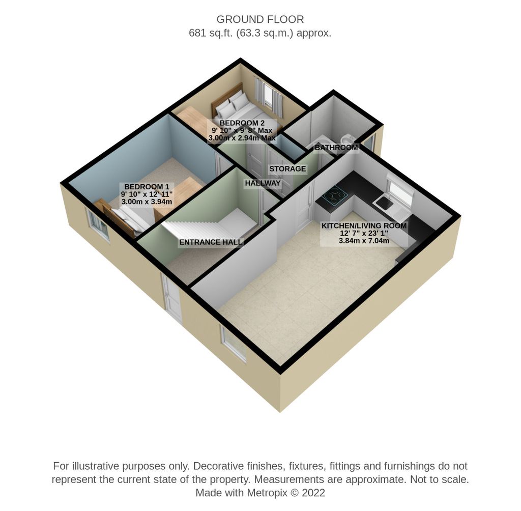 Westaway Heights, Barnstaple EX31, 2 bedroom flat for sale 62537887
