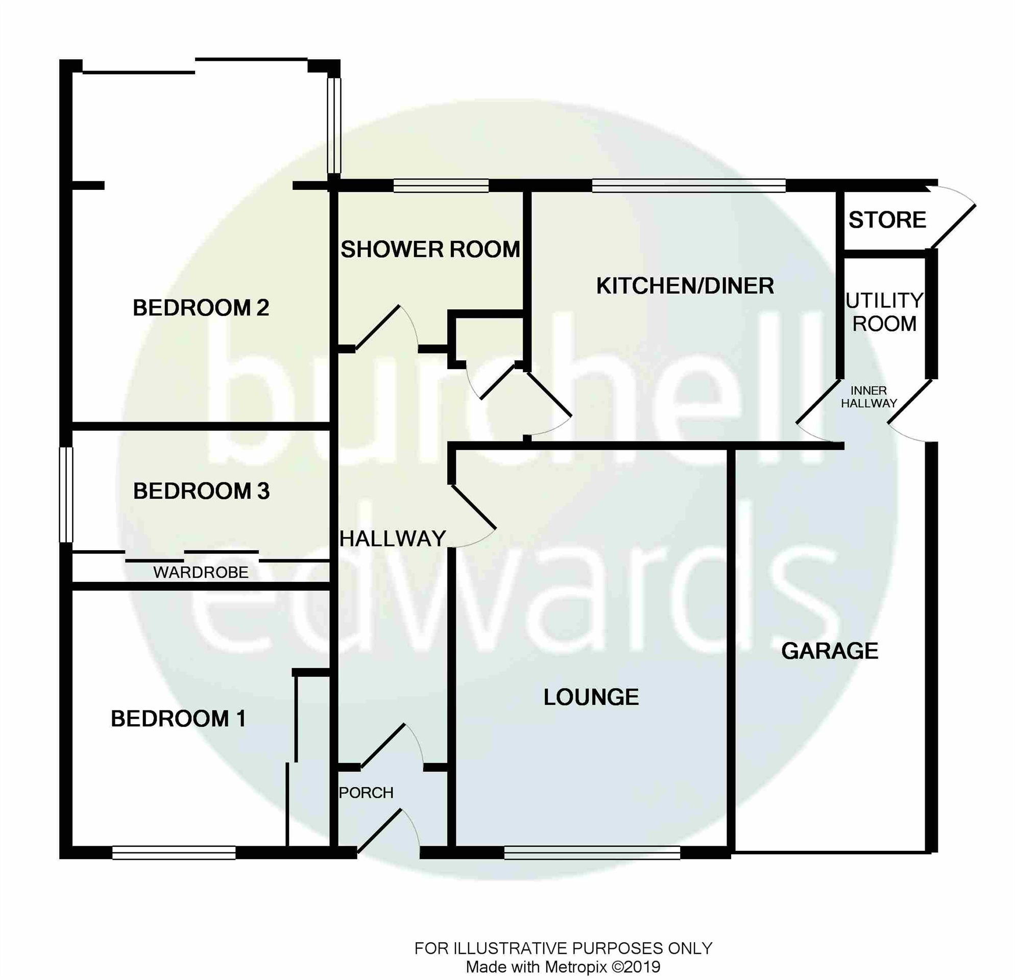 3 Bedrooms Detached bungalow for sale in Lichfield Road, Hopwas, Tamworth B78