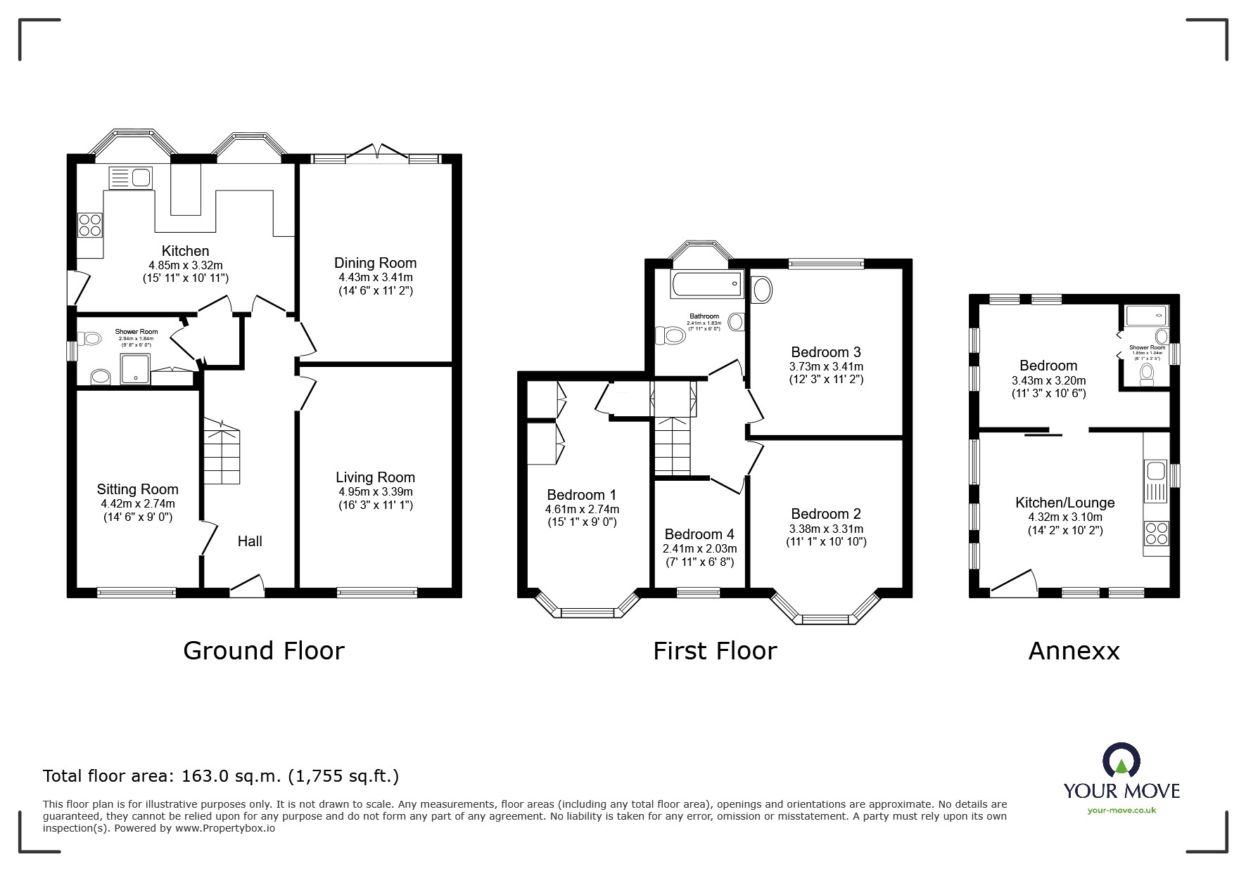 80A,, Tennis Court Drive, Leicestershire floorplan