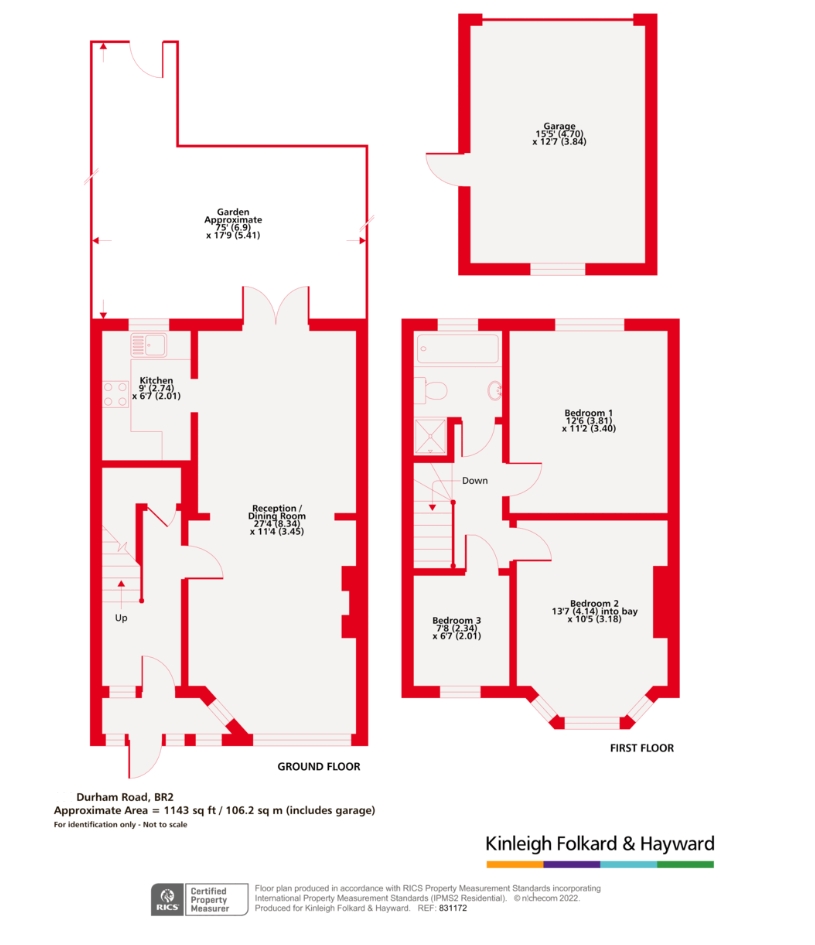 114, Durham Road, Kent floorplan