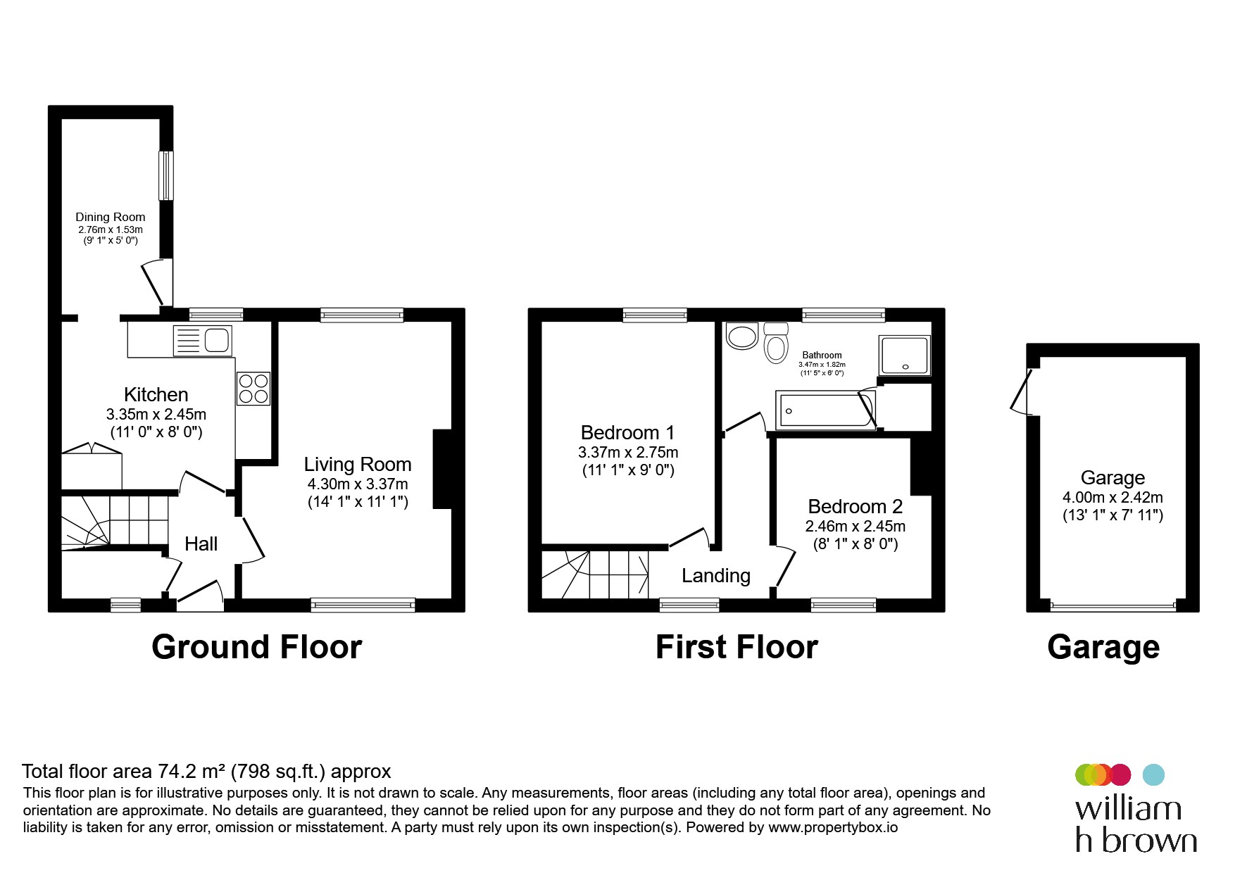 180, Low Lane, Leeds floorplan