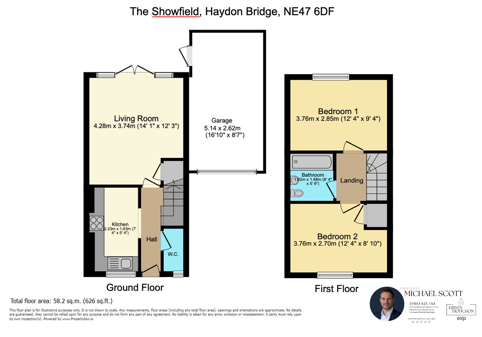 The Showfield, Hexham floorplan