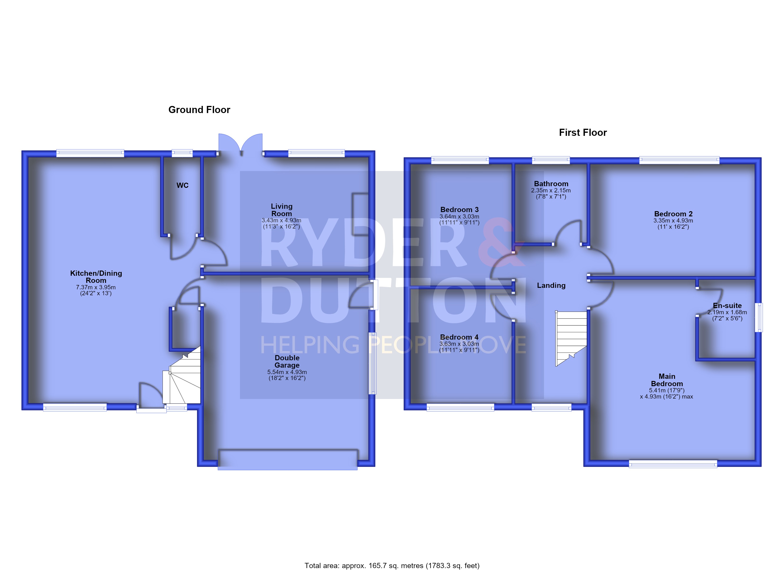 7, Crofton Close, Huddersfield floorplan