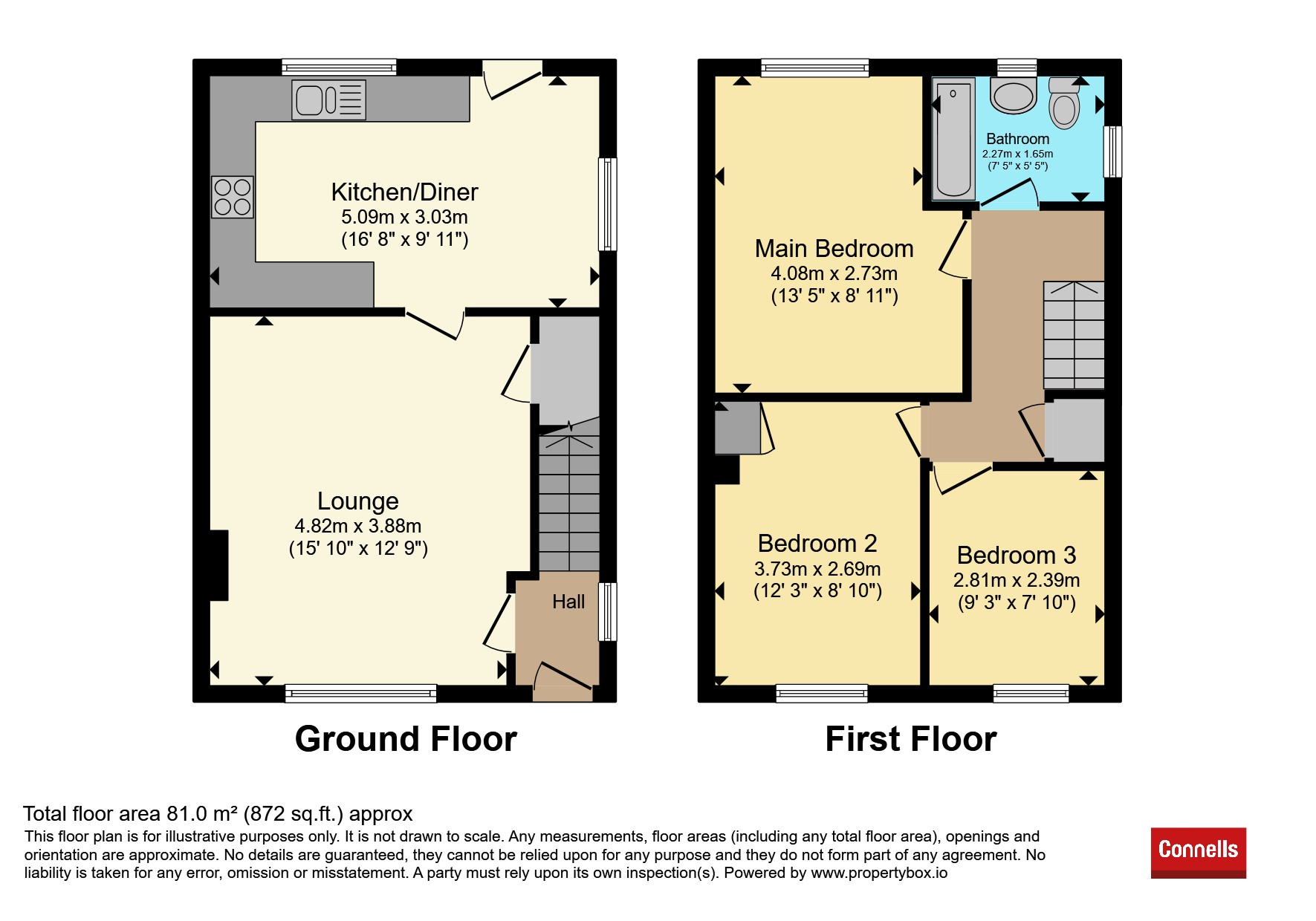 1, Hesketh Close, Leicester floorplan