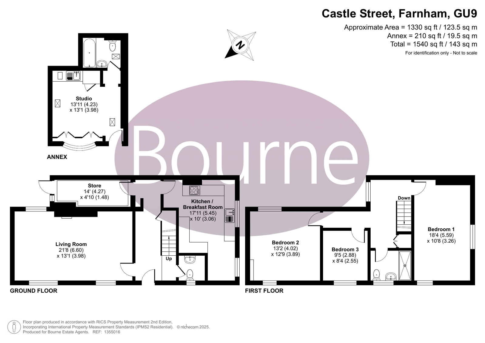 Court Cottage, 30-31, Castle Street, Farnham floorplan