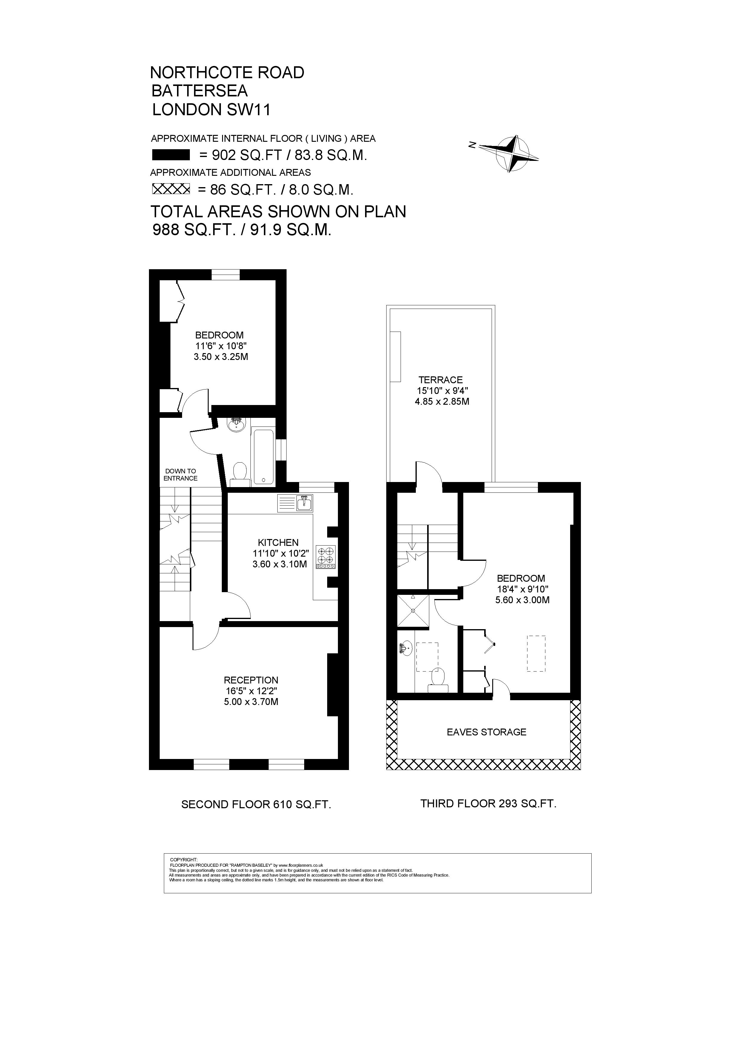 2 Bedrooms Flat to rent in Northcote Road, London SW11