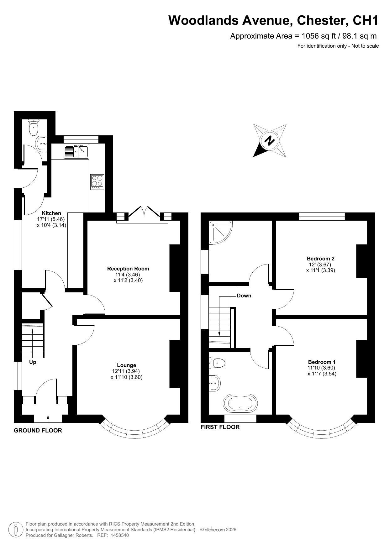 6, Woodlands Avenue, Chester floorplan