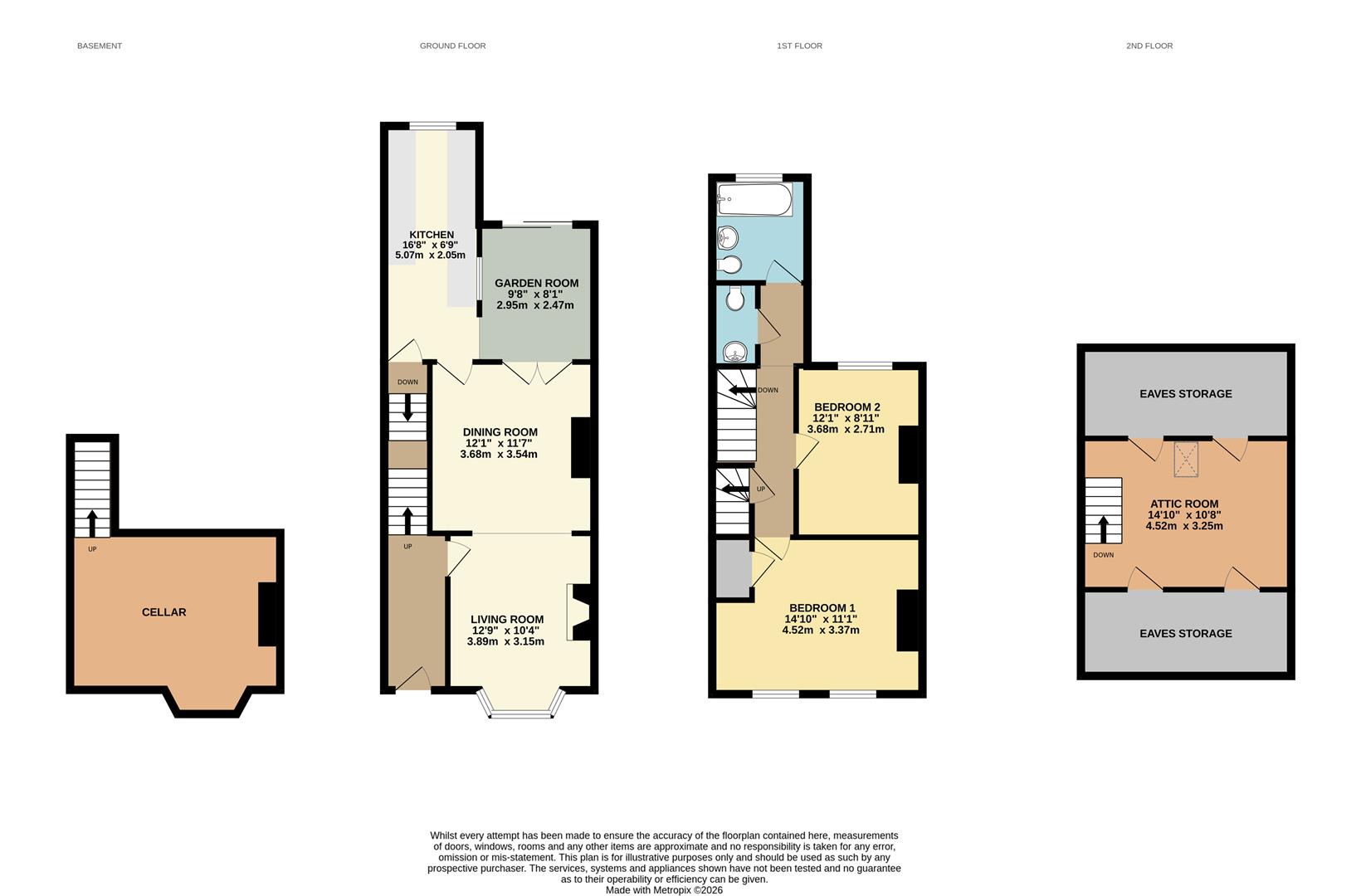 33, St. Dunstans Crescent, Worcester floorplan