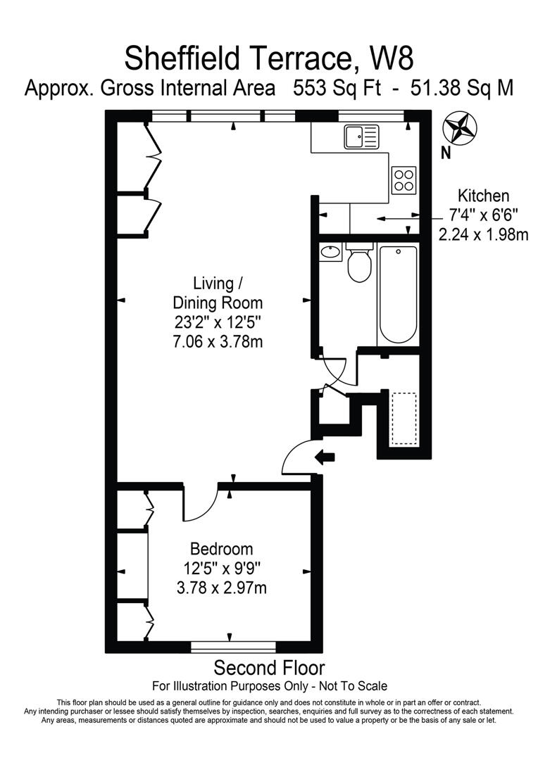 SFF 10, Sheffield Terrace, London floorplan