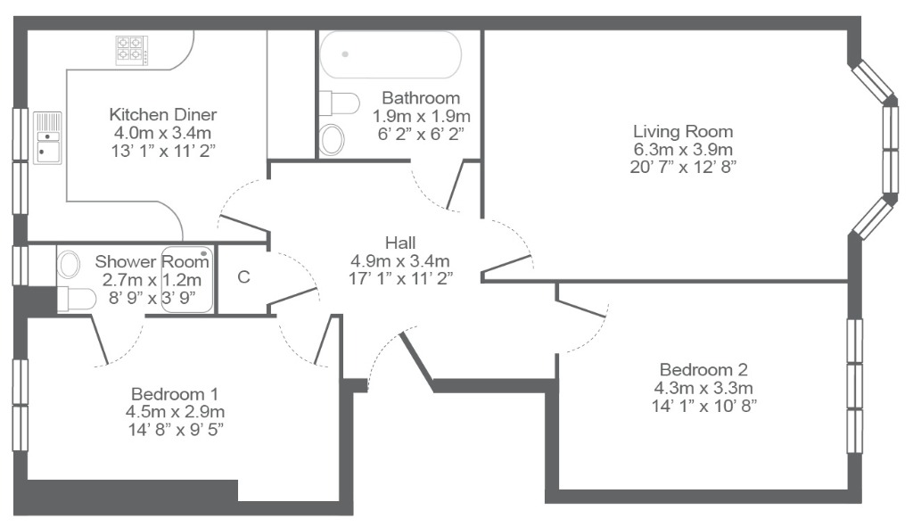 Crow Road, Jordanhill, Glasgow, G11 7DR, Glasgow floorplan