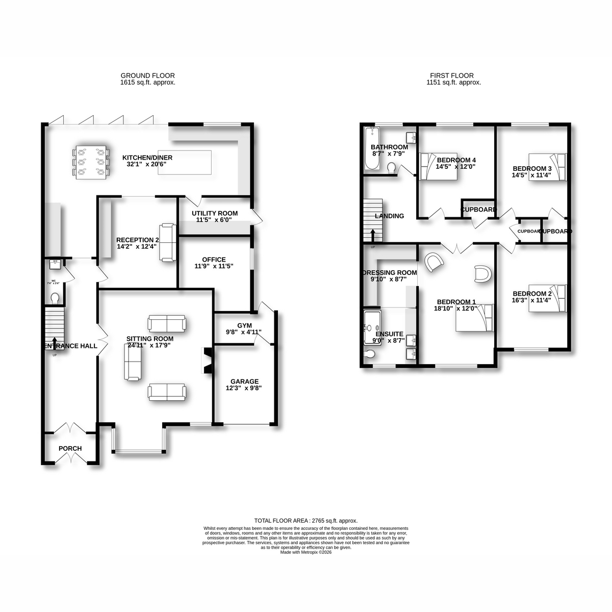 98, Parkanaur Avenue, Southend-on-sea floorplan