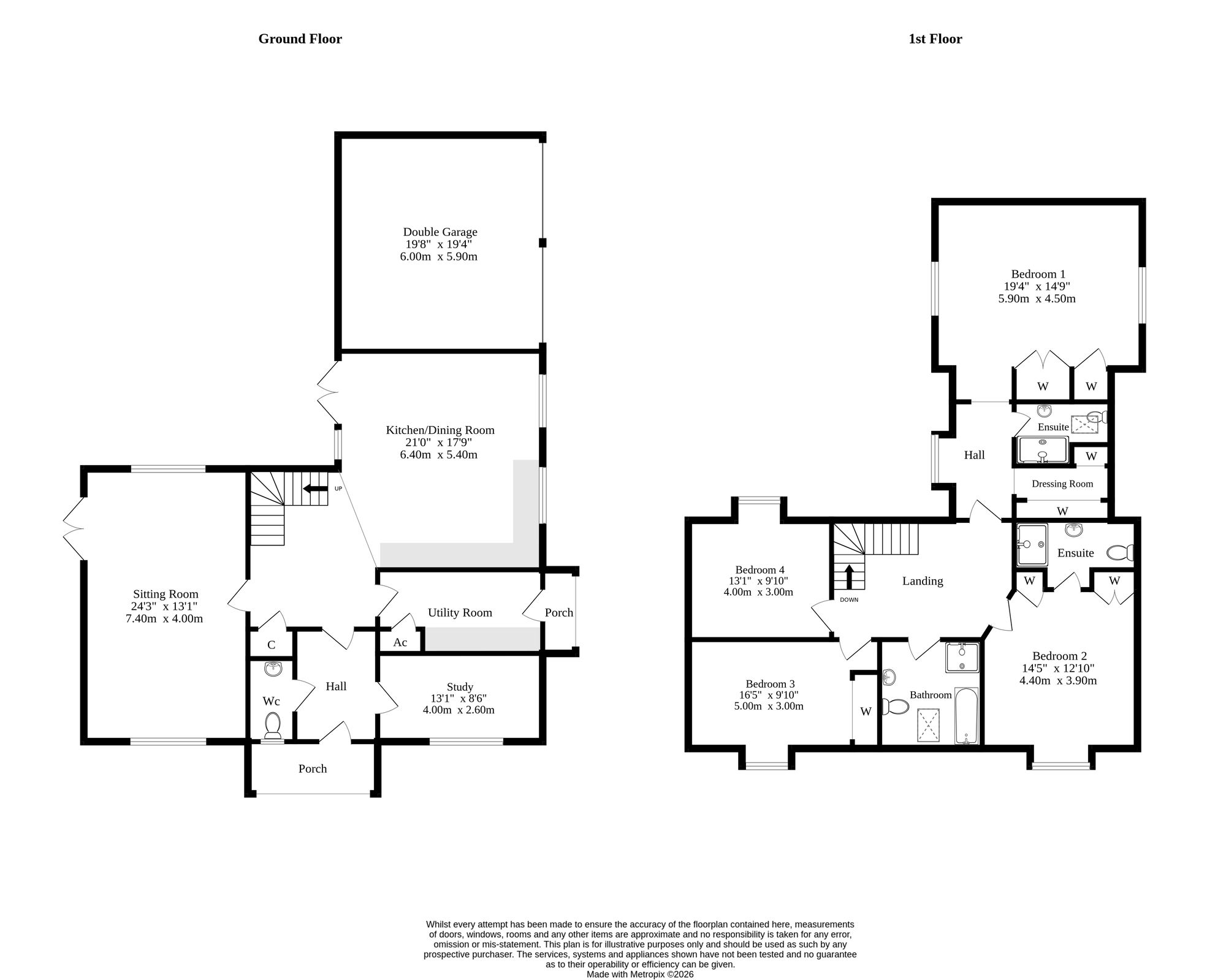 1 Field End, Mileham floorplan