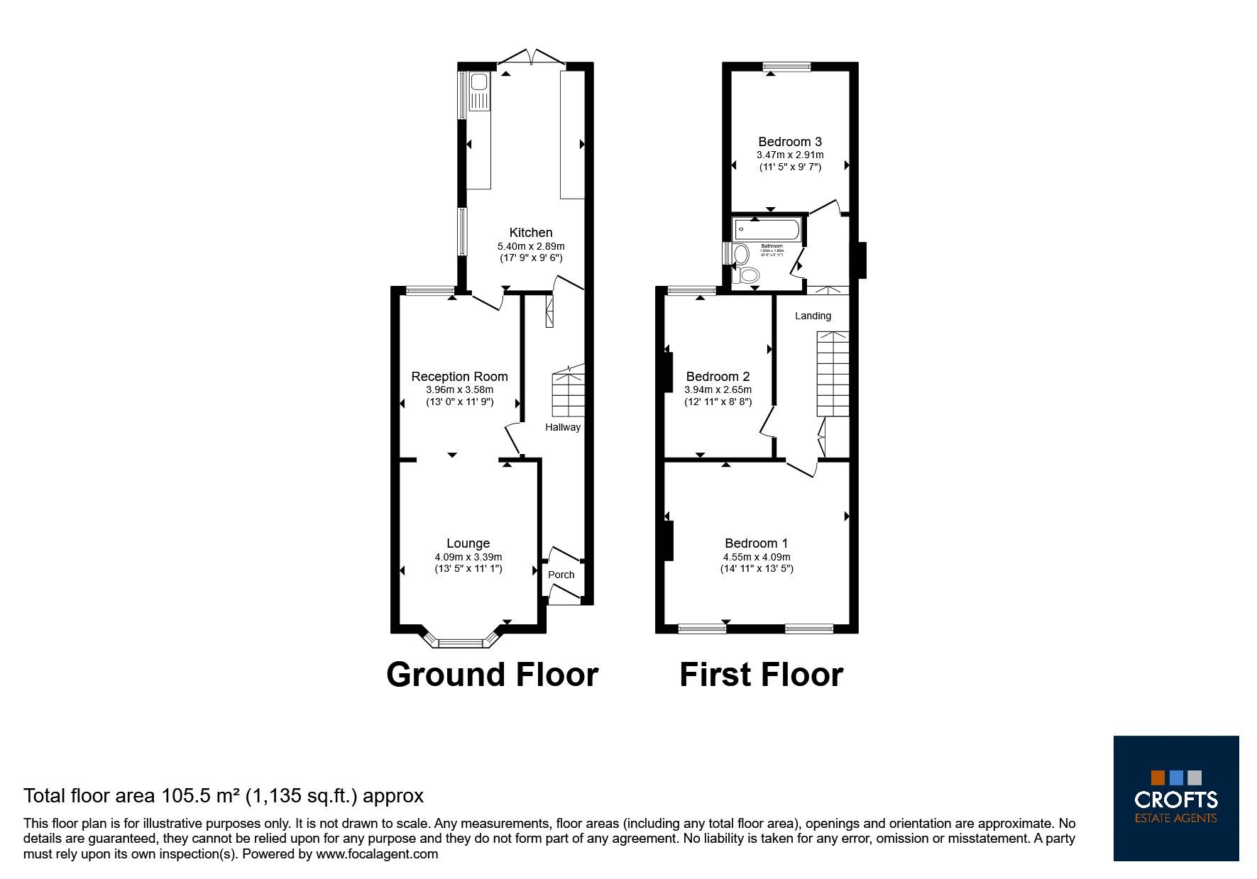 48, Wollaston Road, Cleethorpes floorplan