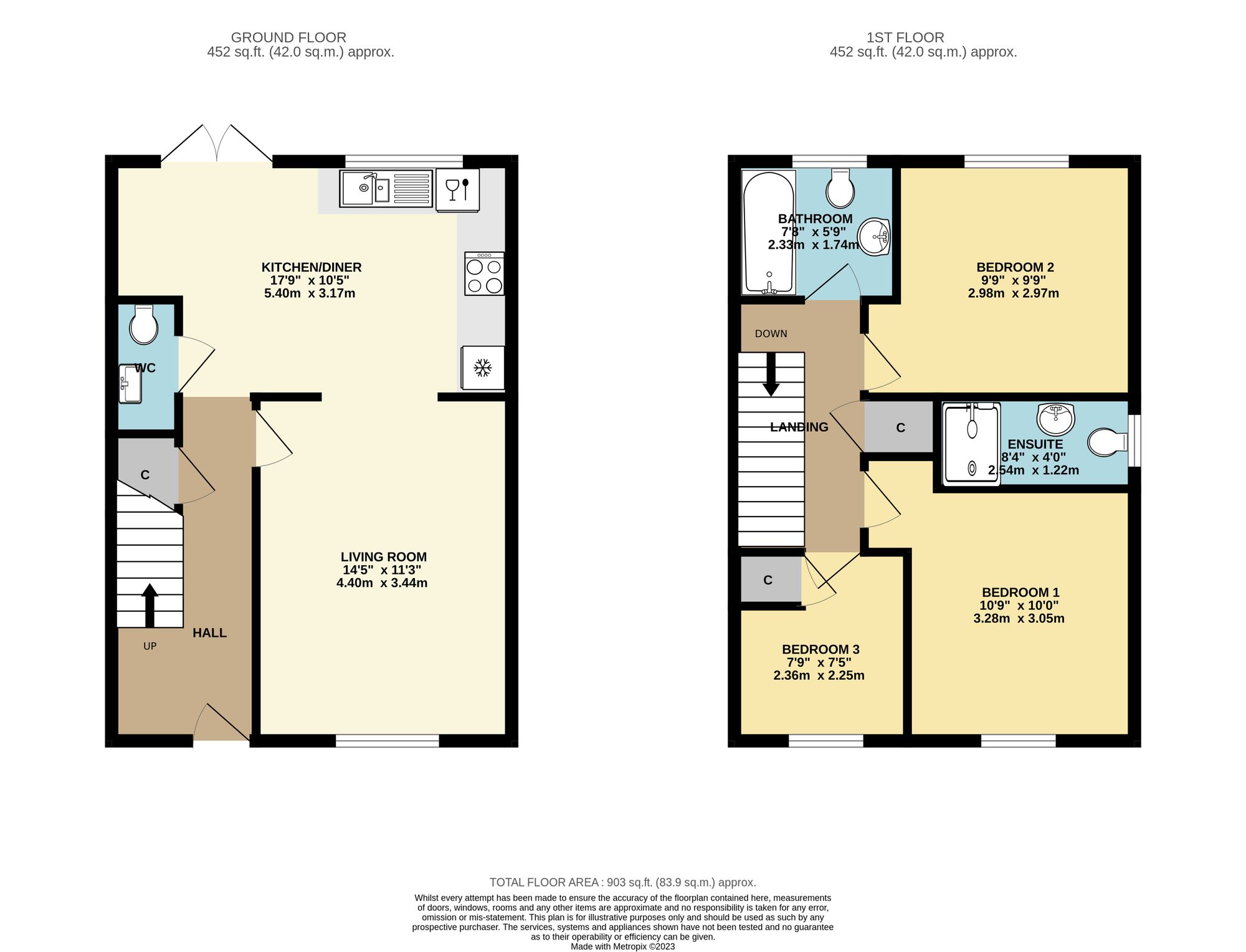 6 Mill Court Mill Lane, Taunton floorplan