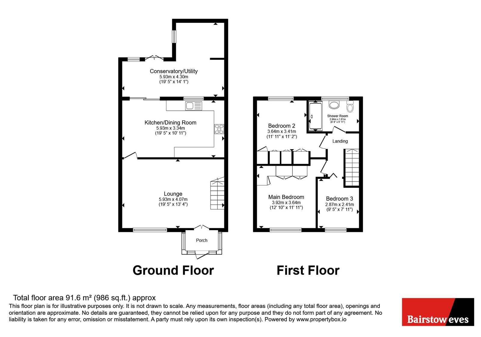 29, Milford Road, Essex floorplan