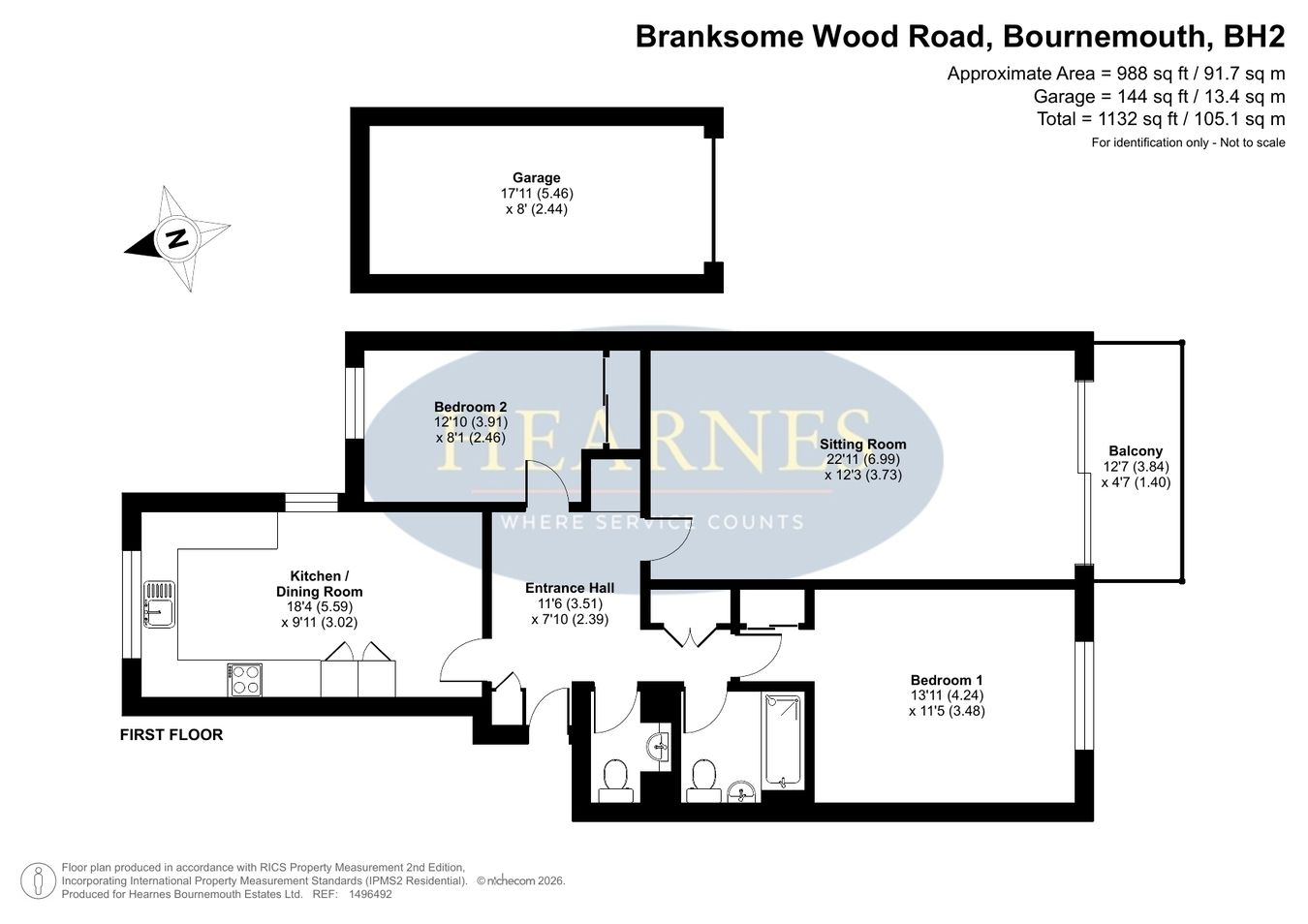 Baronsmede, Branksome Wood Road, Bournemouth floorplan