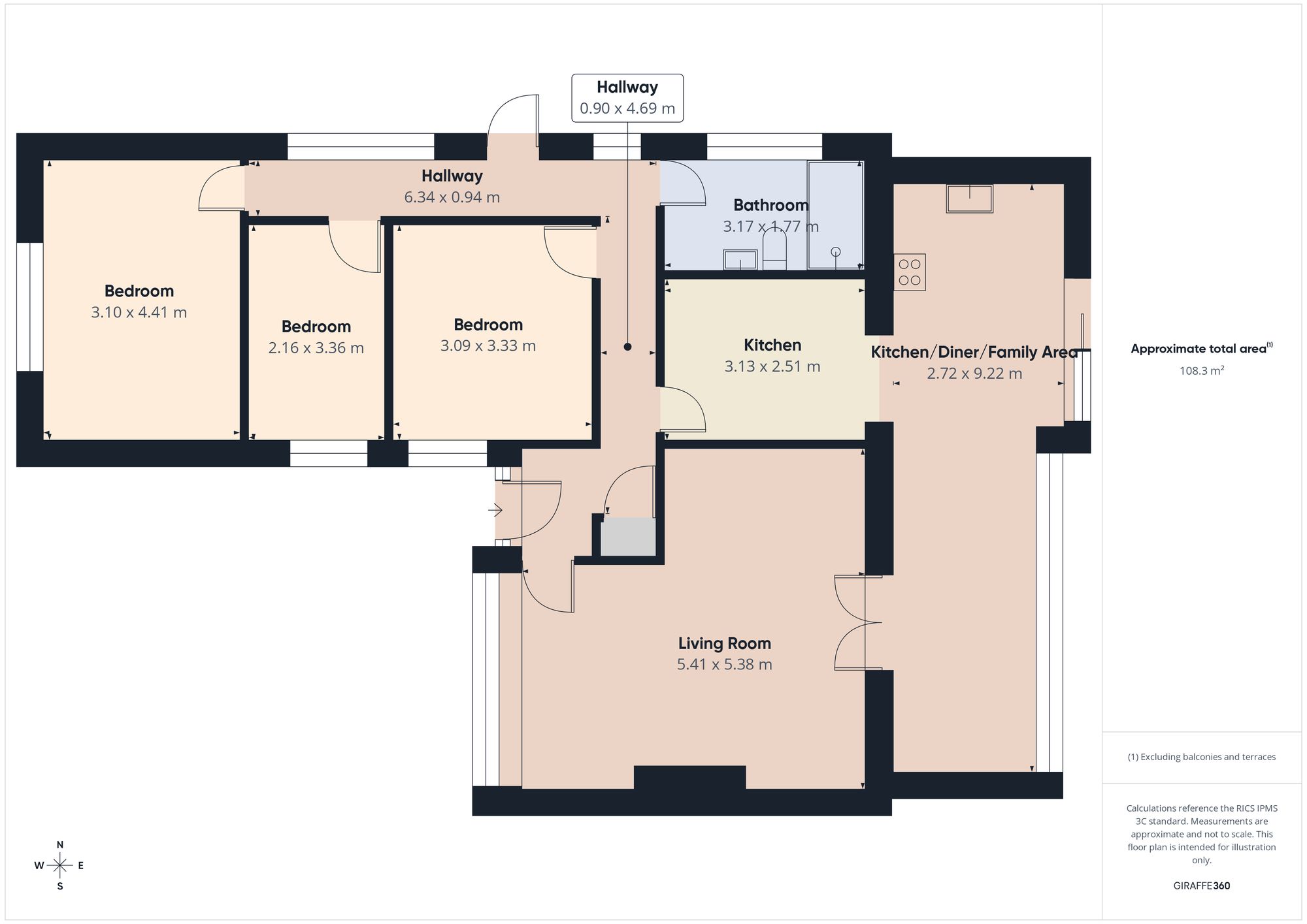 28 Ivanhoe View, Gateshead floorplan