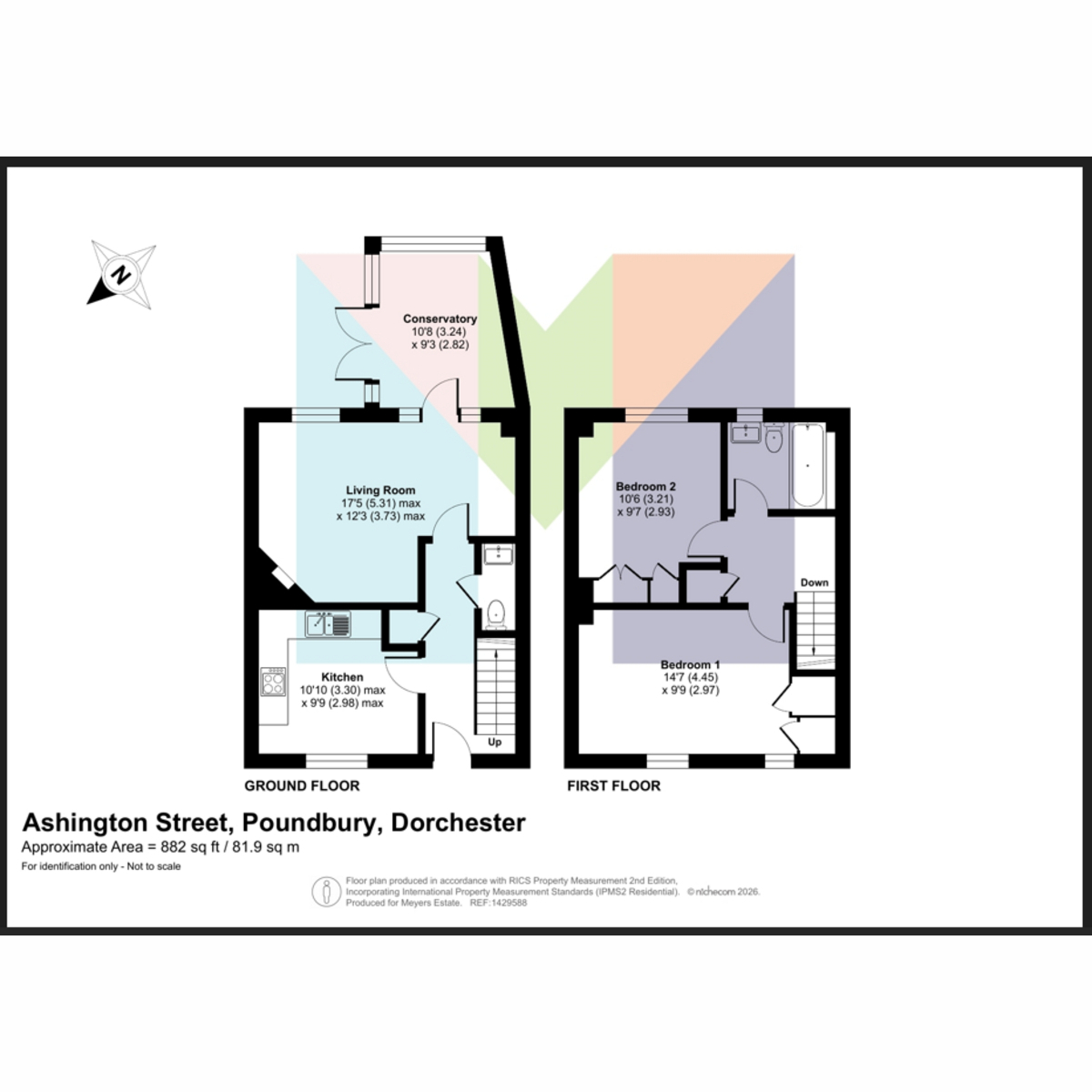 9, Ashington Street, Dorchester floorplan