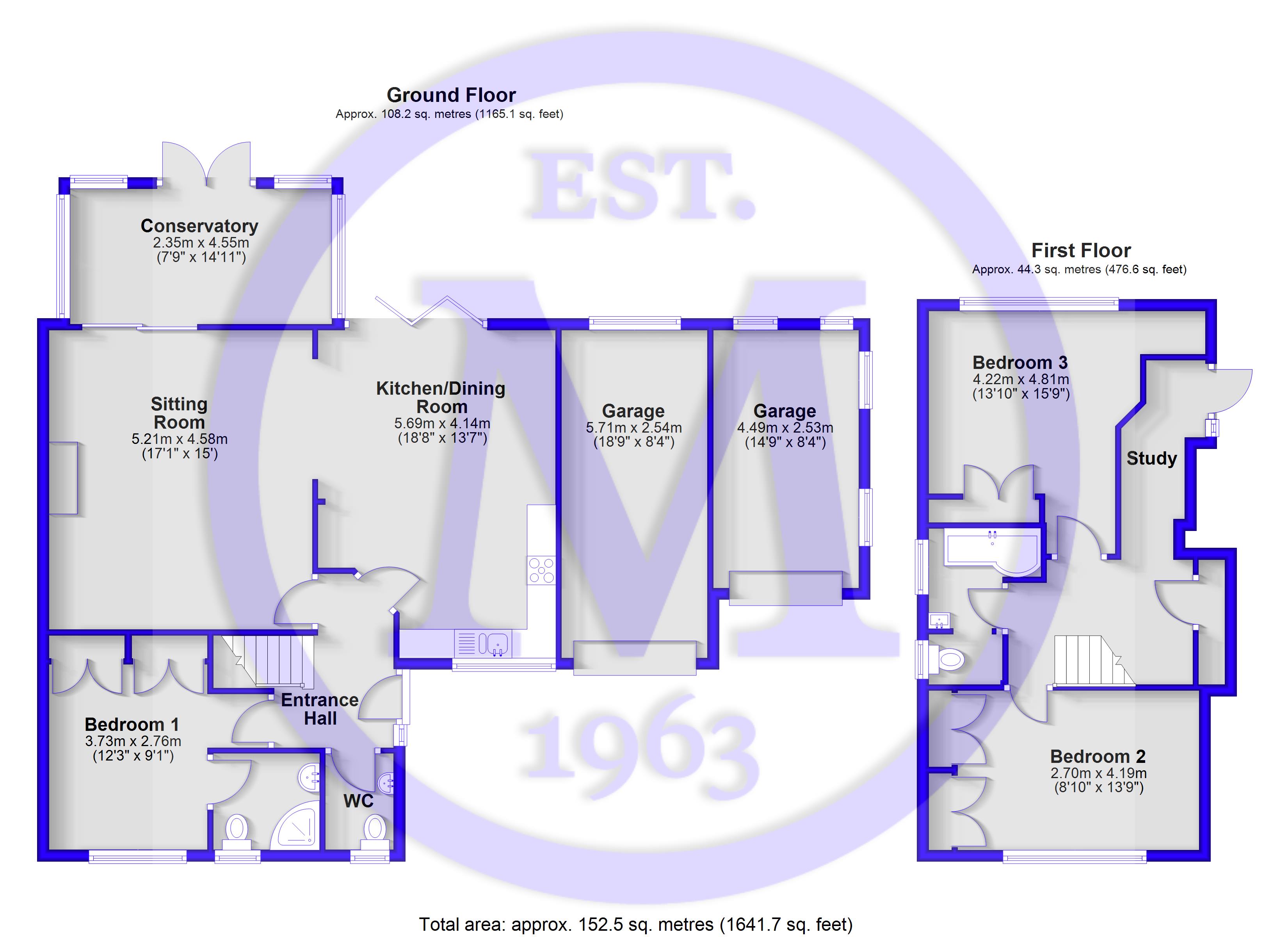 22, Seafield Close, New Milton floorplan