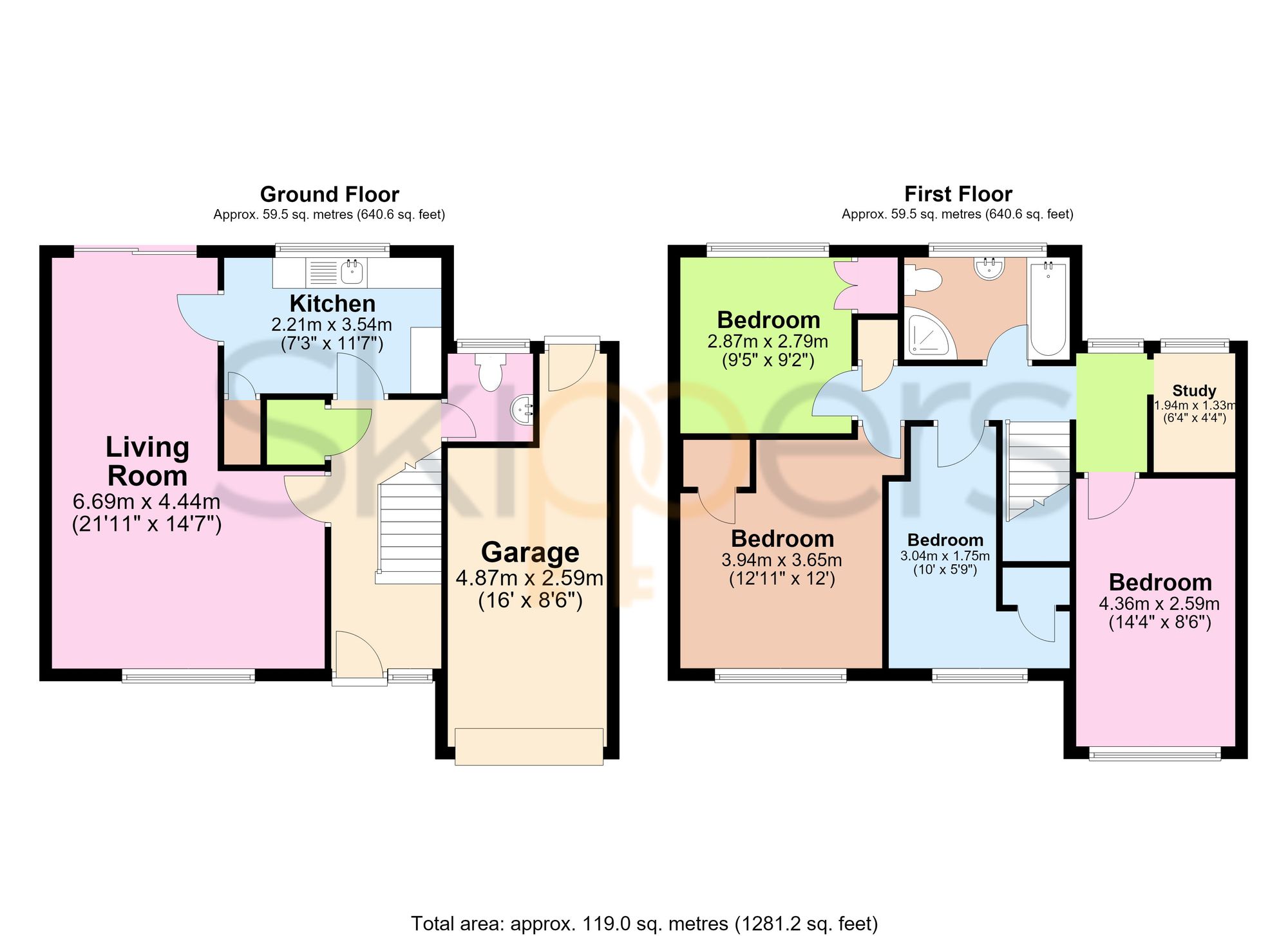 12 Fenner Close, Folkestone floorplan