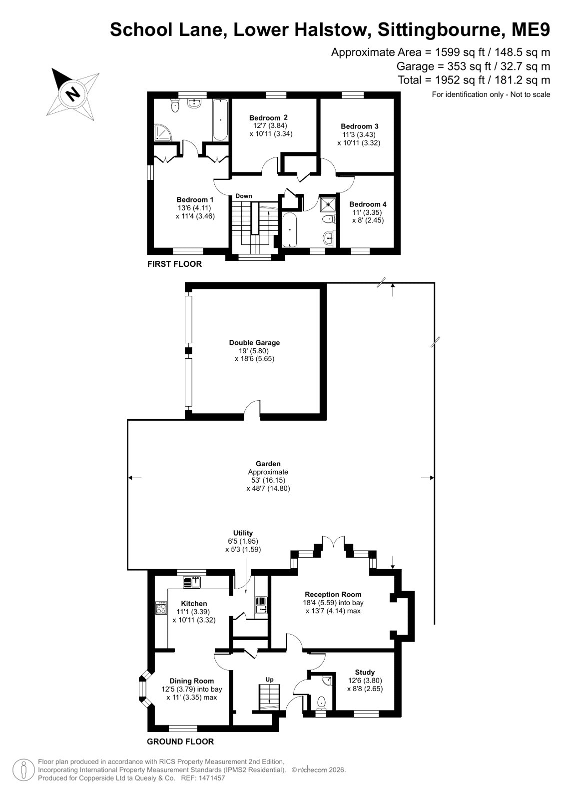 99, School Lane, Sittingbourne floorplan