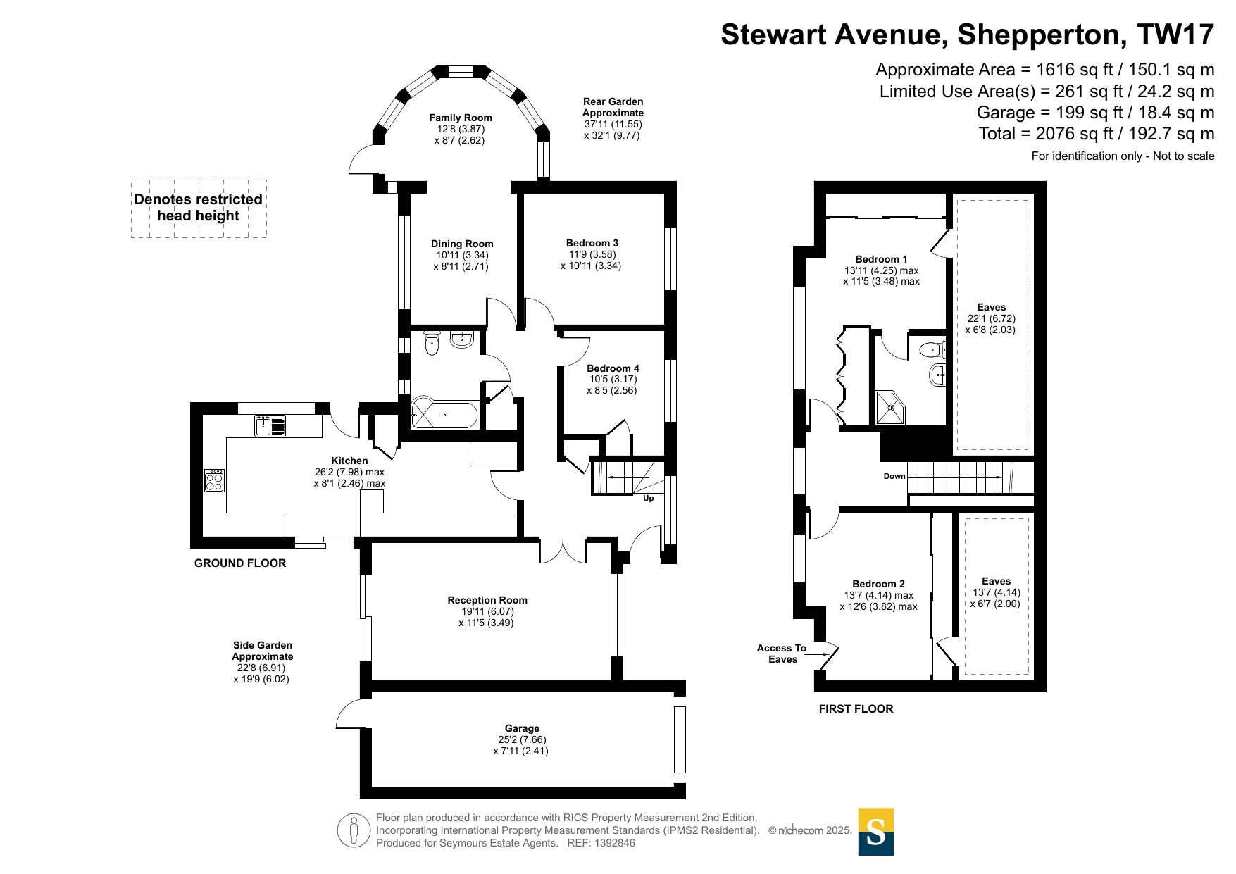 31, Stewart Avenue, Shepperton floorplan