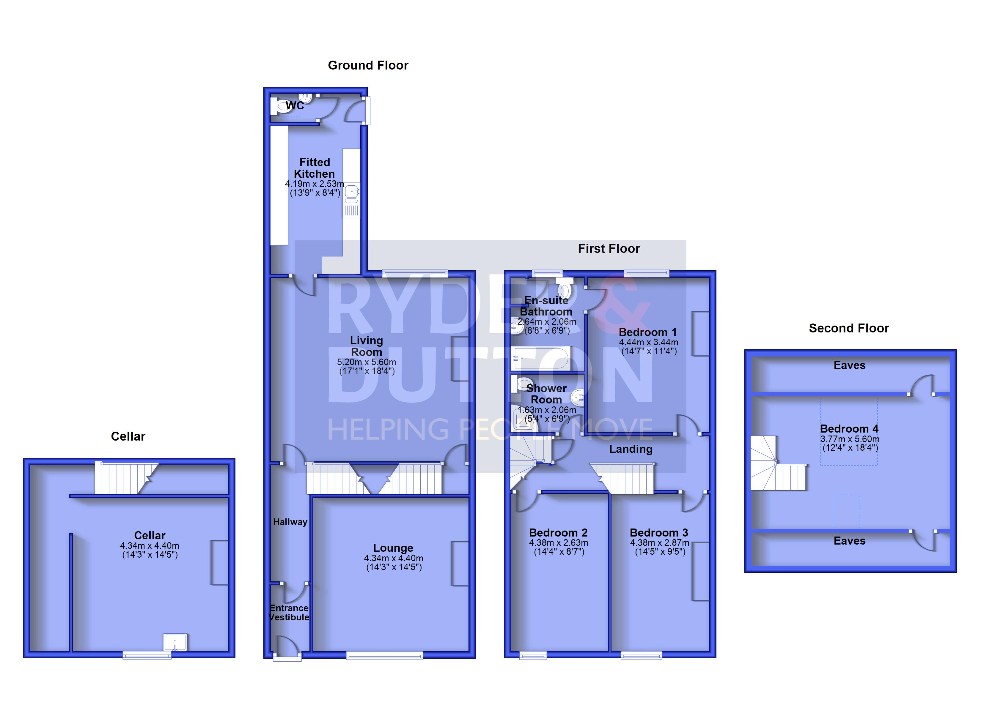 Mizzy Road, Cronkeyshaw, Rochdale, Greater Manchester OL12, 4 bedroom terraced house for sale