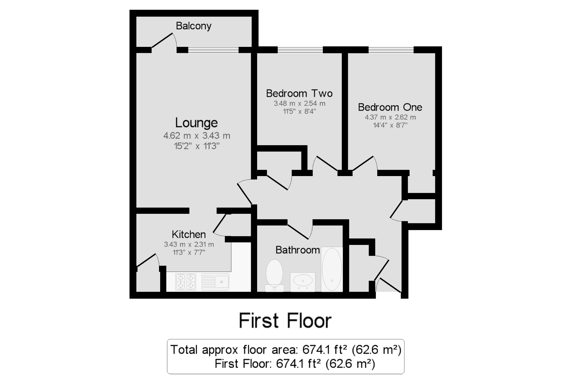 2 Bedrooms Flat for sale in Oldfield House, West Drive, London SW16