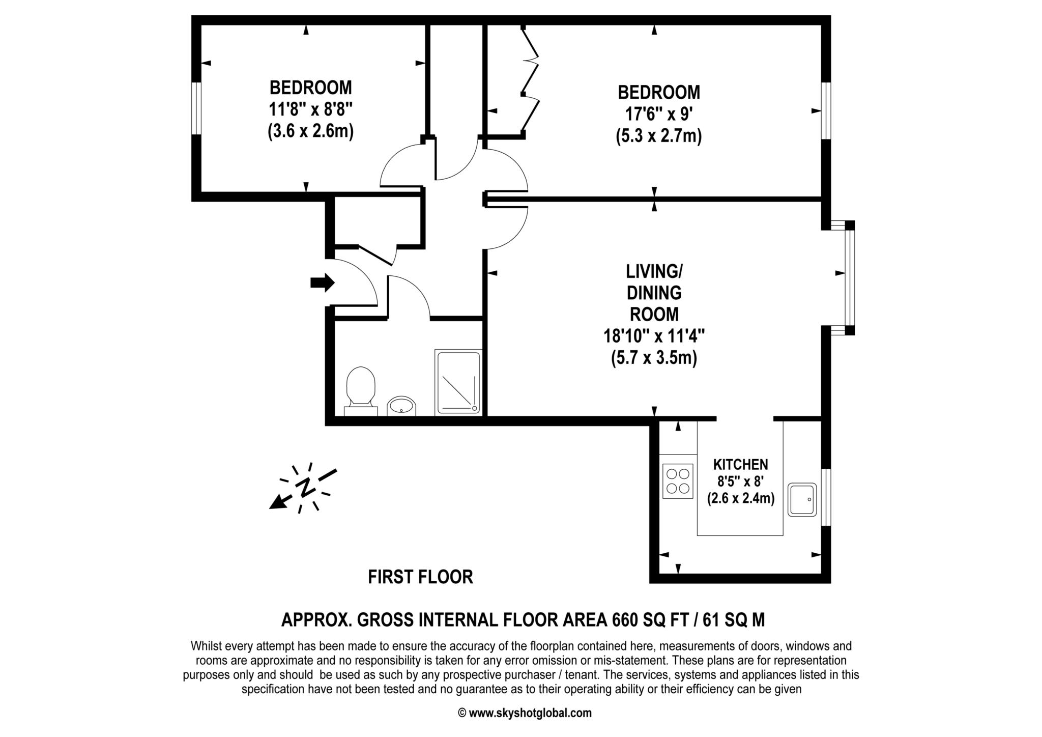 Kingston Road, New Malden floorplan
