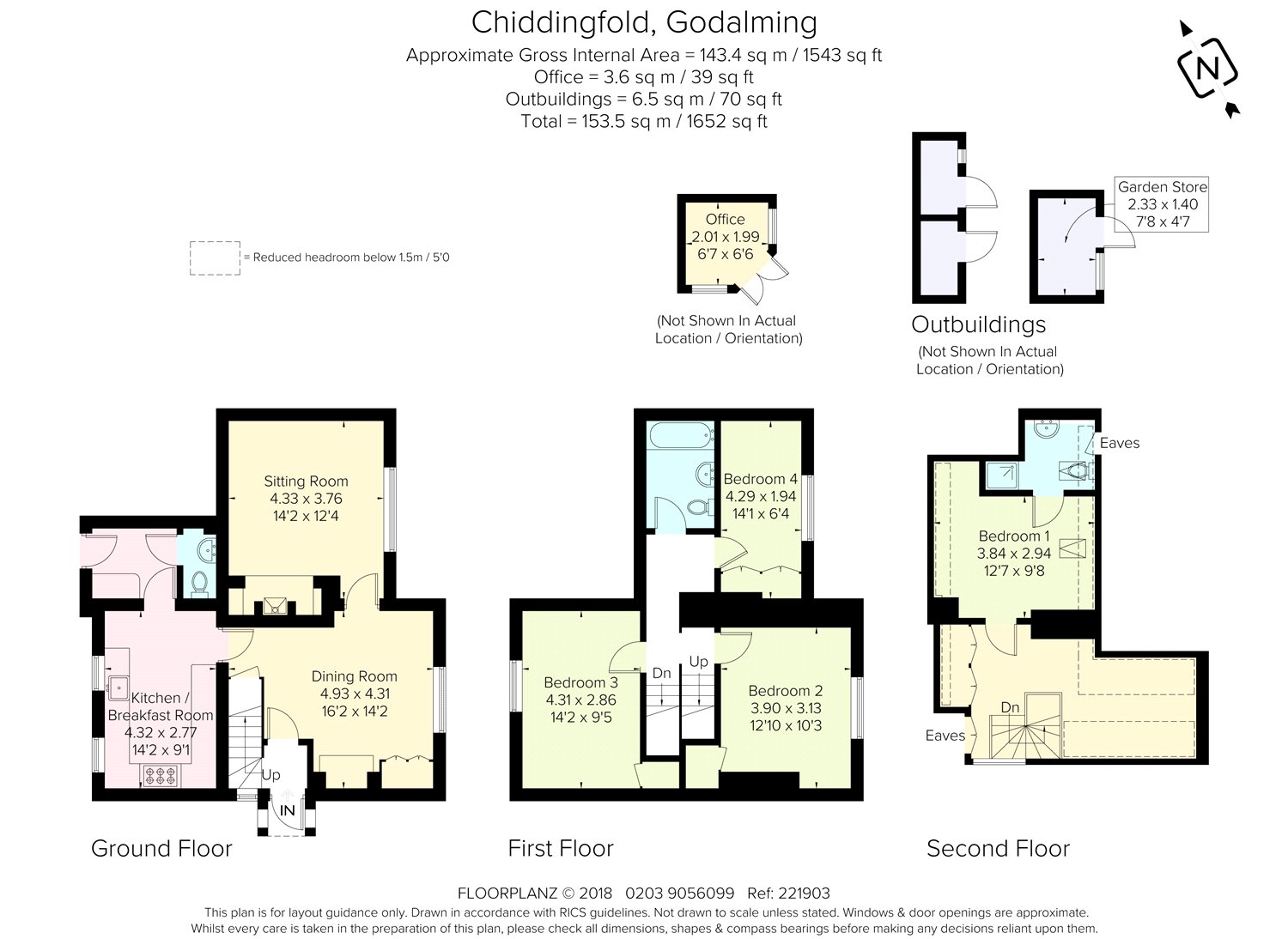 4 Bedrooms Semi-detached house for sale in Ramster Cottages, Petworth Road, Chiddingfold, Godalming GU8