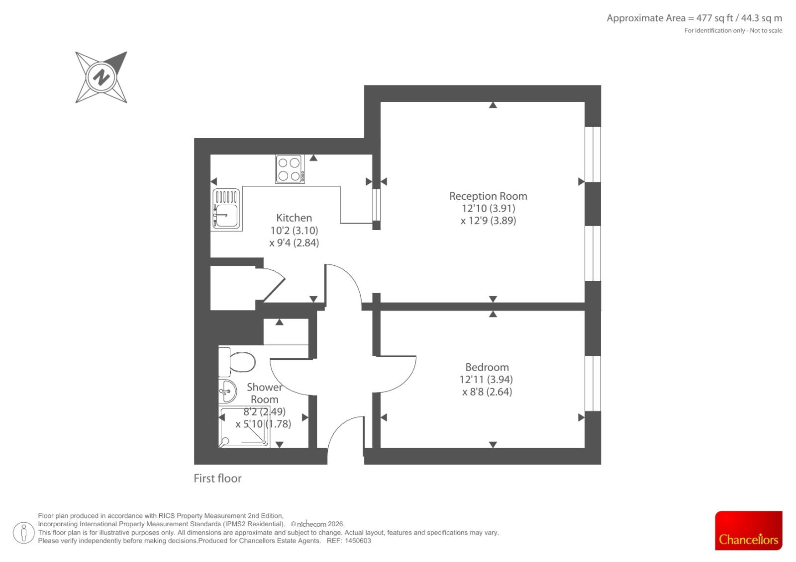 7, Bridge Court, Leominster floorplan