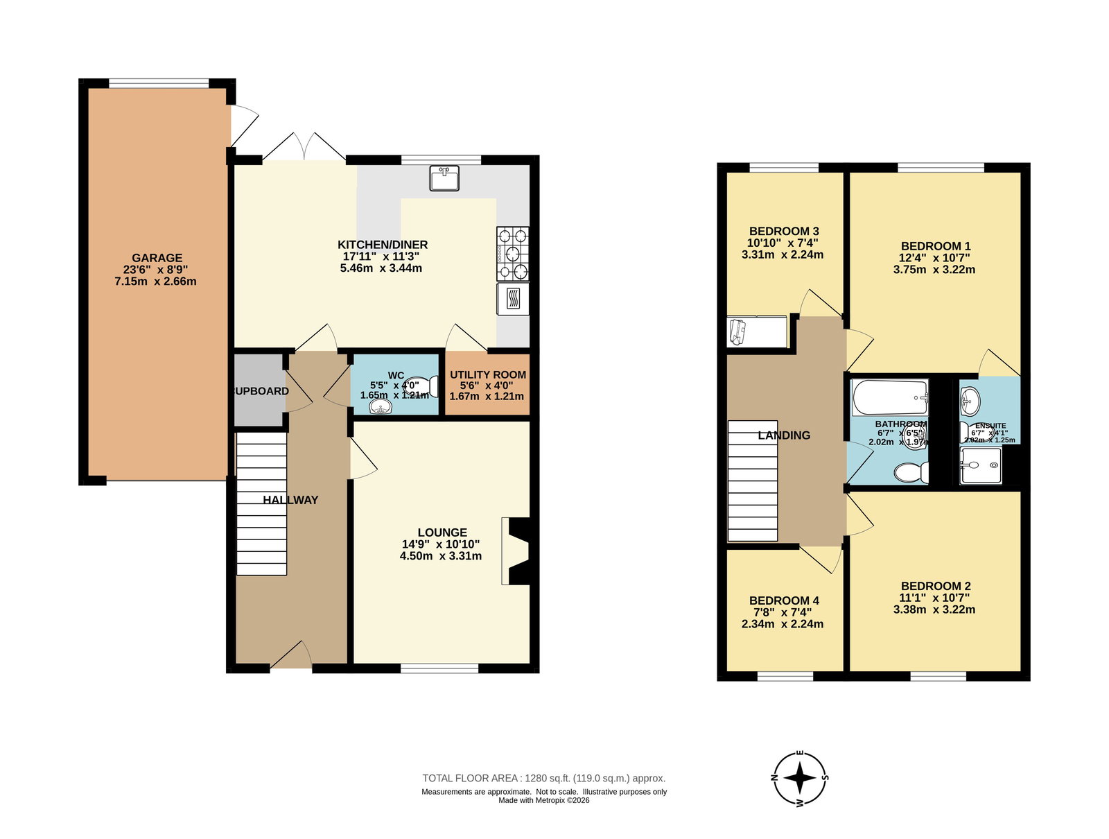 24, Barton Brake, Plymouth floorplan