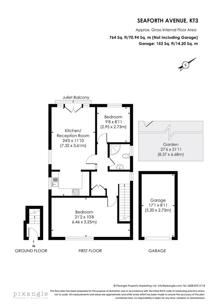 50, Seaforth Avenue, Motspur Park floorplan