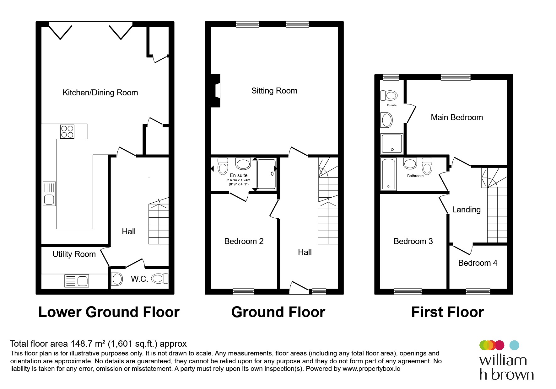 9, St. Georges Road, HOLMFIRTH floorplan