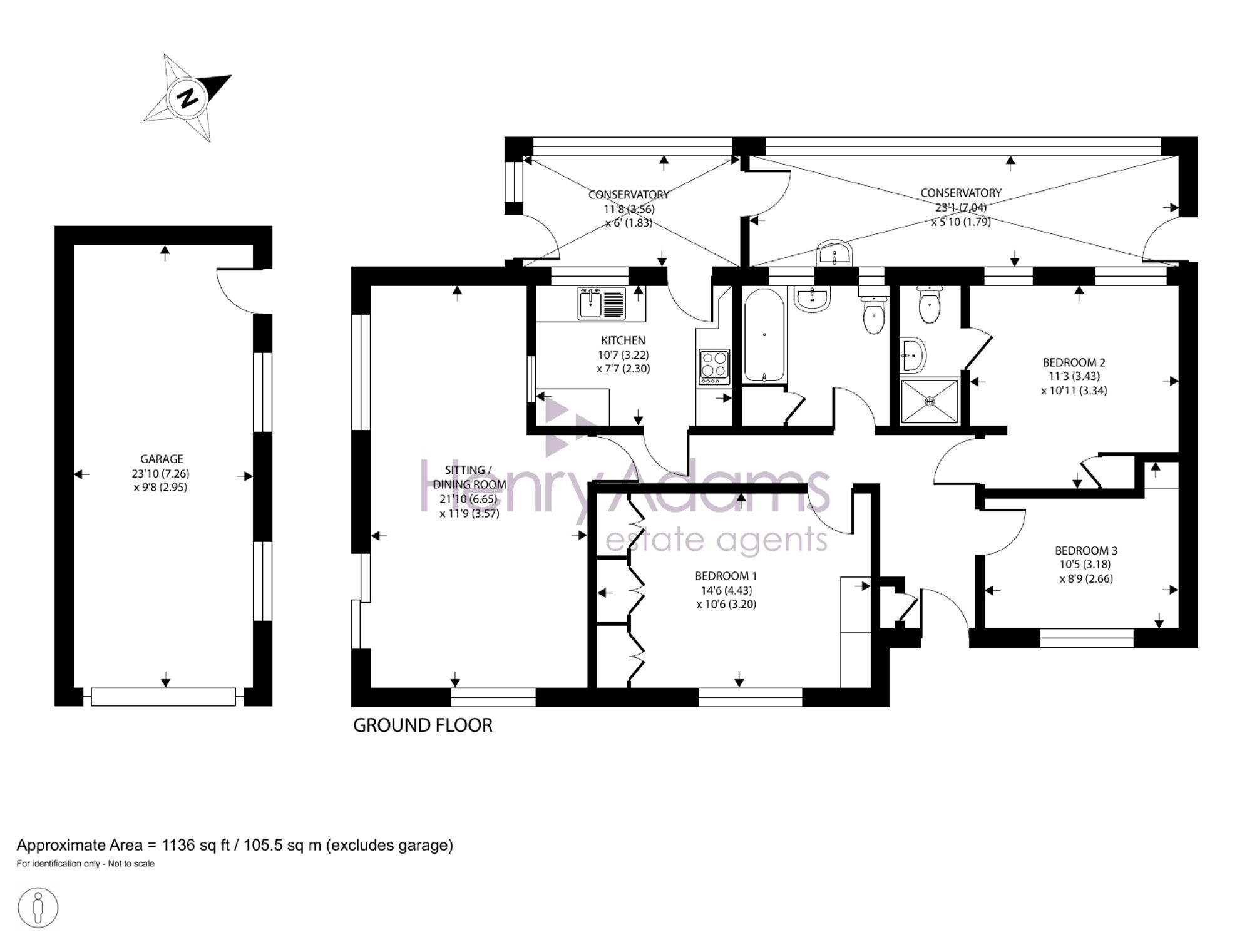 6 Coney Close, Chichester floorplan