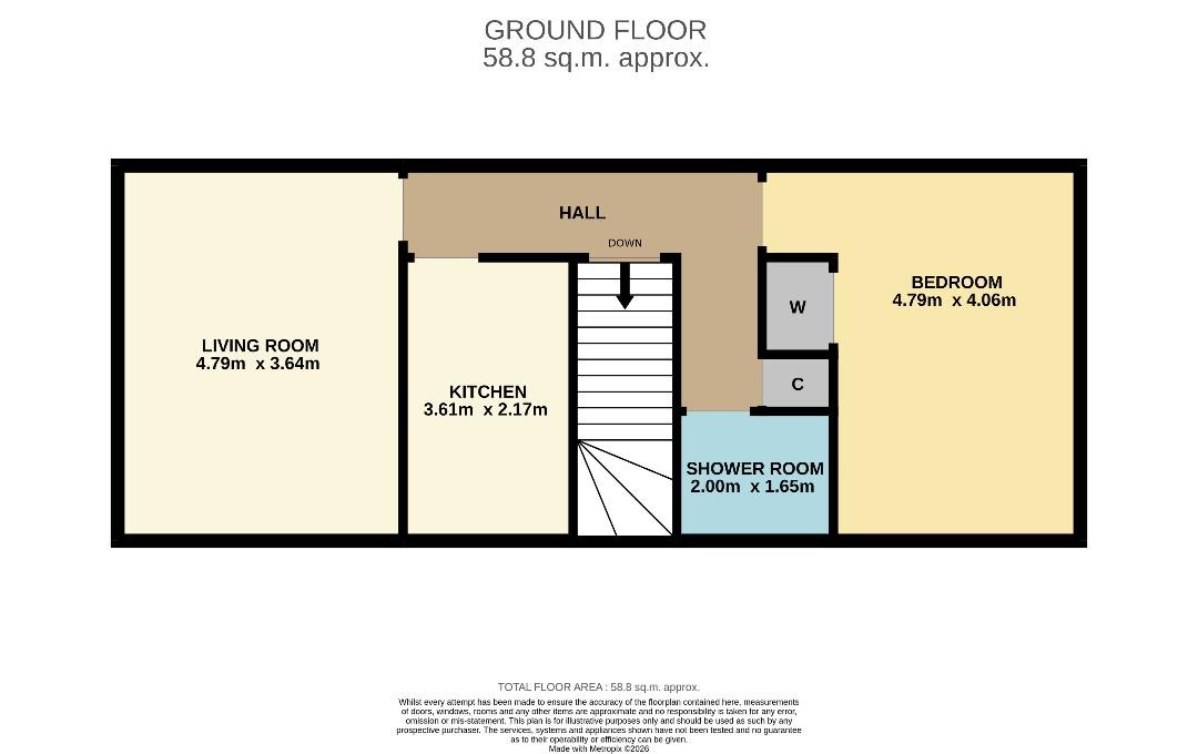 27, Manor Street, Forfar floorplan
