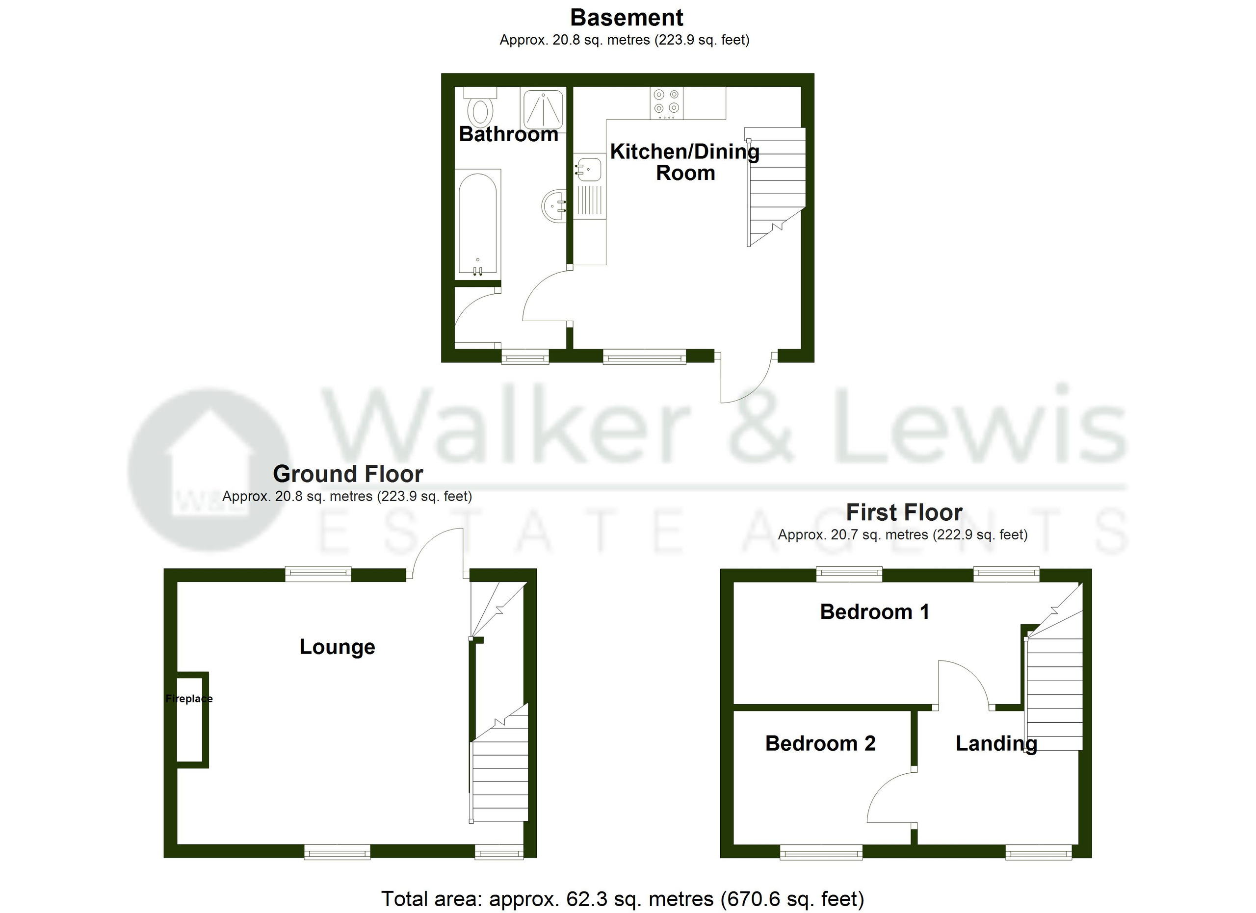169 High Street, Merthyr Tydfil floorplan