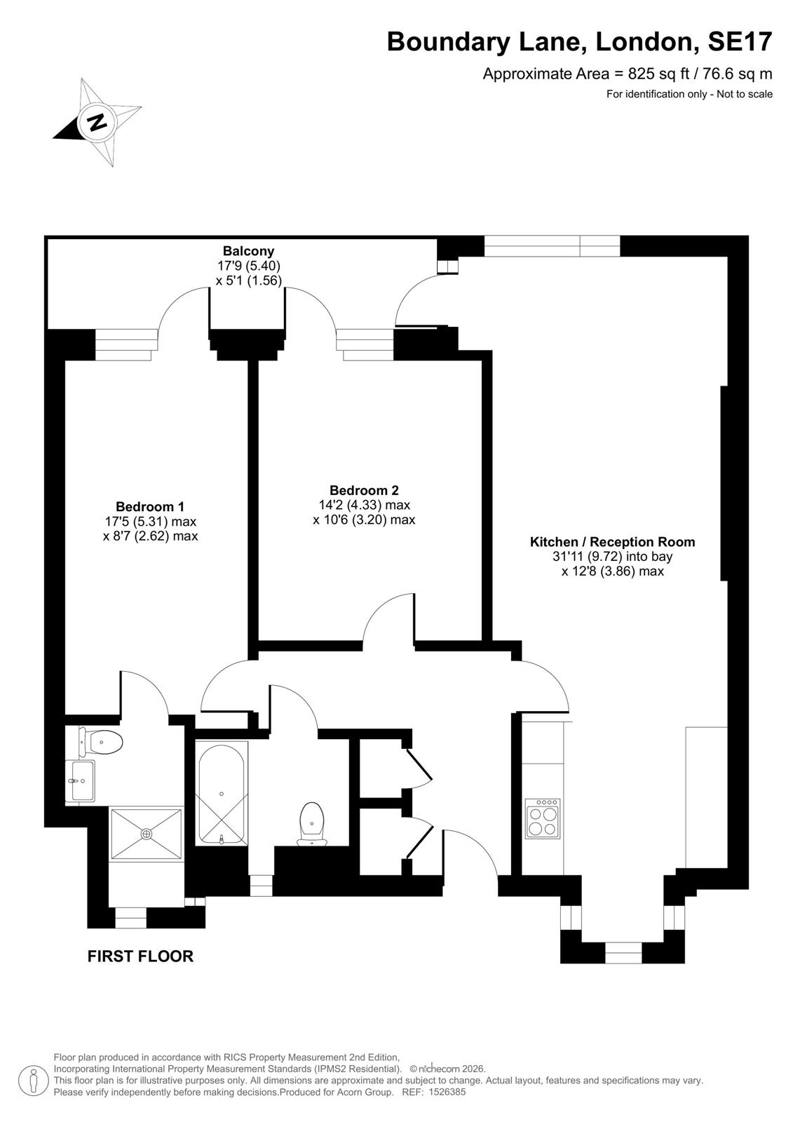 Boundary Lane, London floorplan