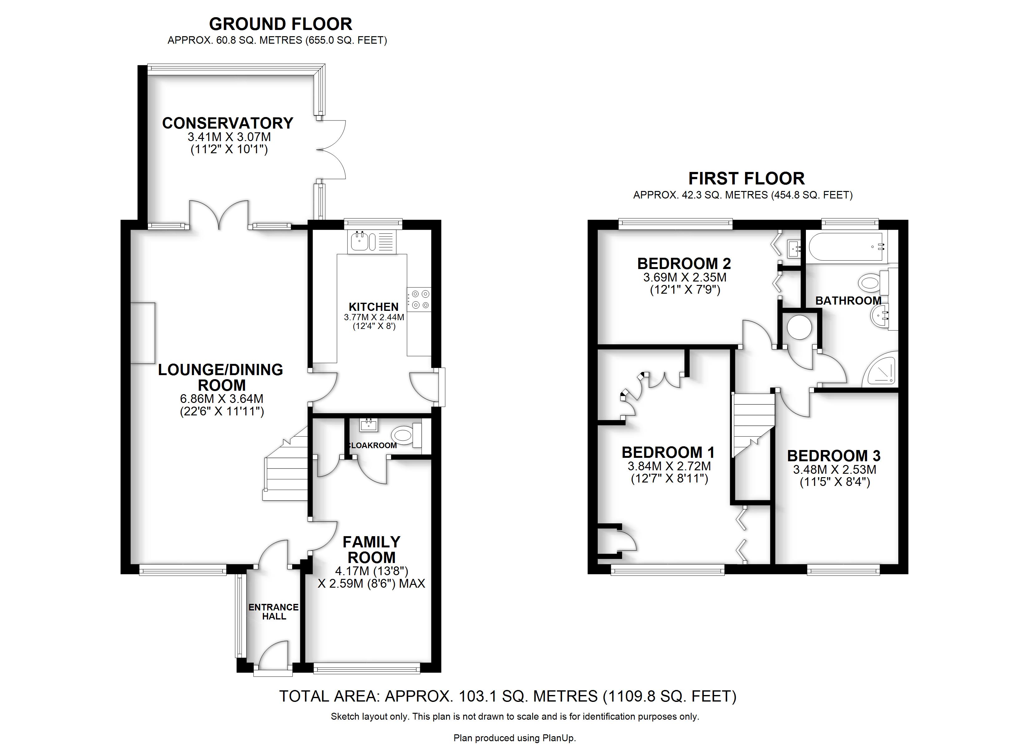 3 bed semidetached house for sale in Vale Close, Harpenden