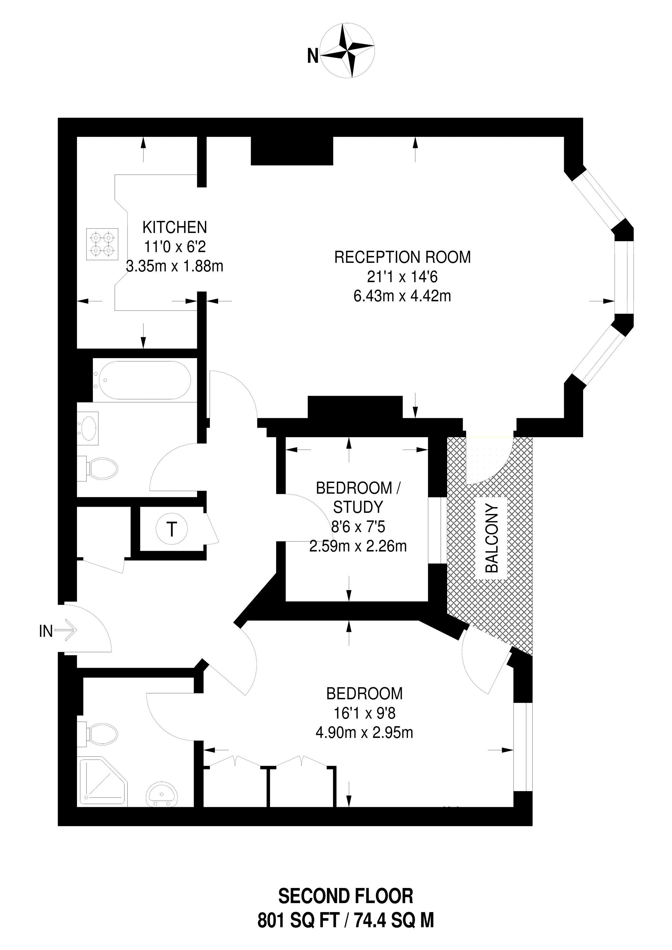 2 Bedrooms Flat for sale in Chapman Square, Wimbledon SW19
